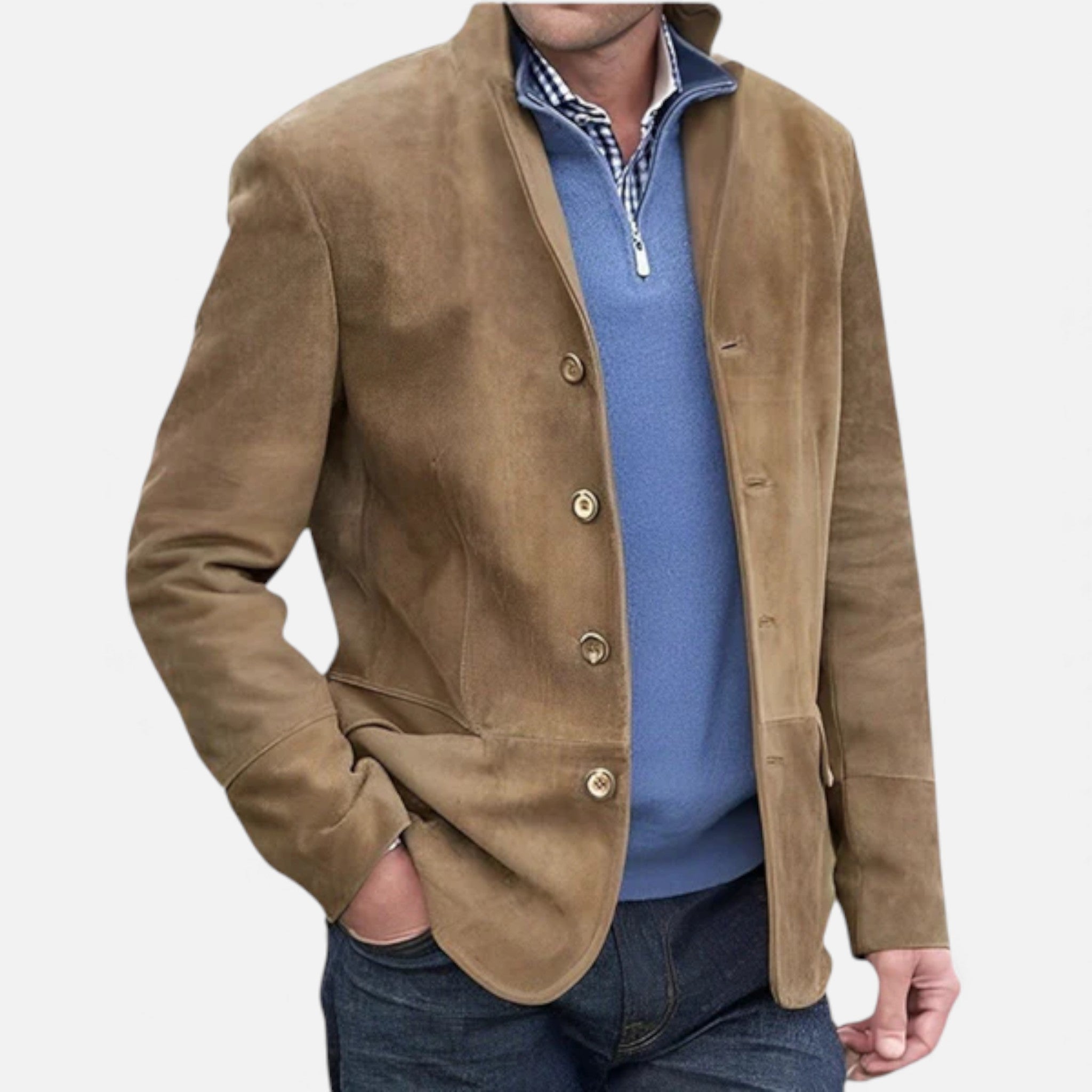 Veroux Mode | Men’s Smart Tweed Jacket – Owen Edition