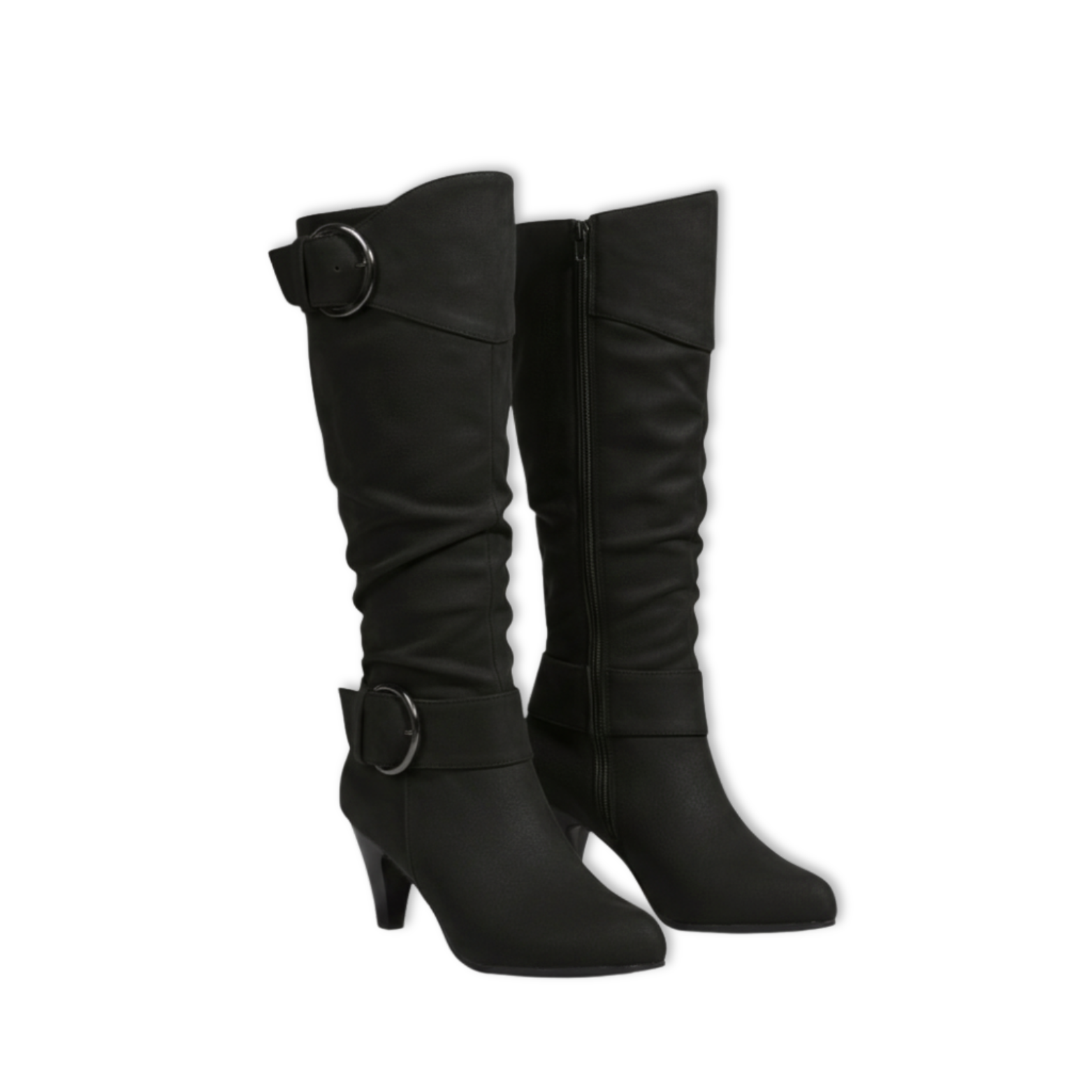 Knee-high Zipper Women's Modern Boots Pointed Toe English