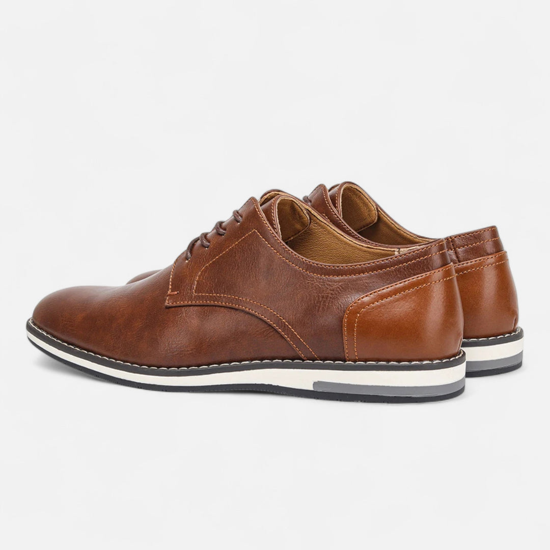 Veroux Mode | Men’s Luxe Ankle Leather Boots