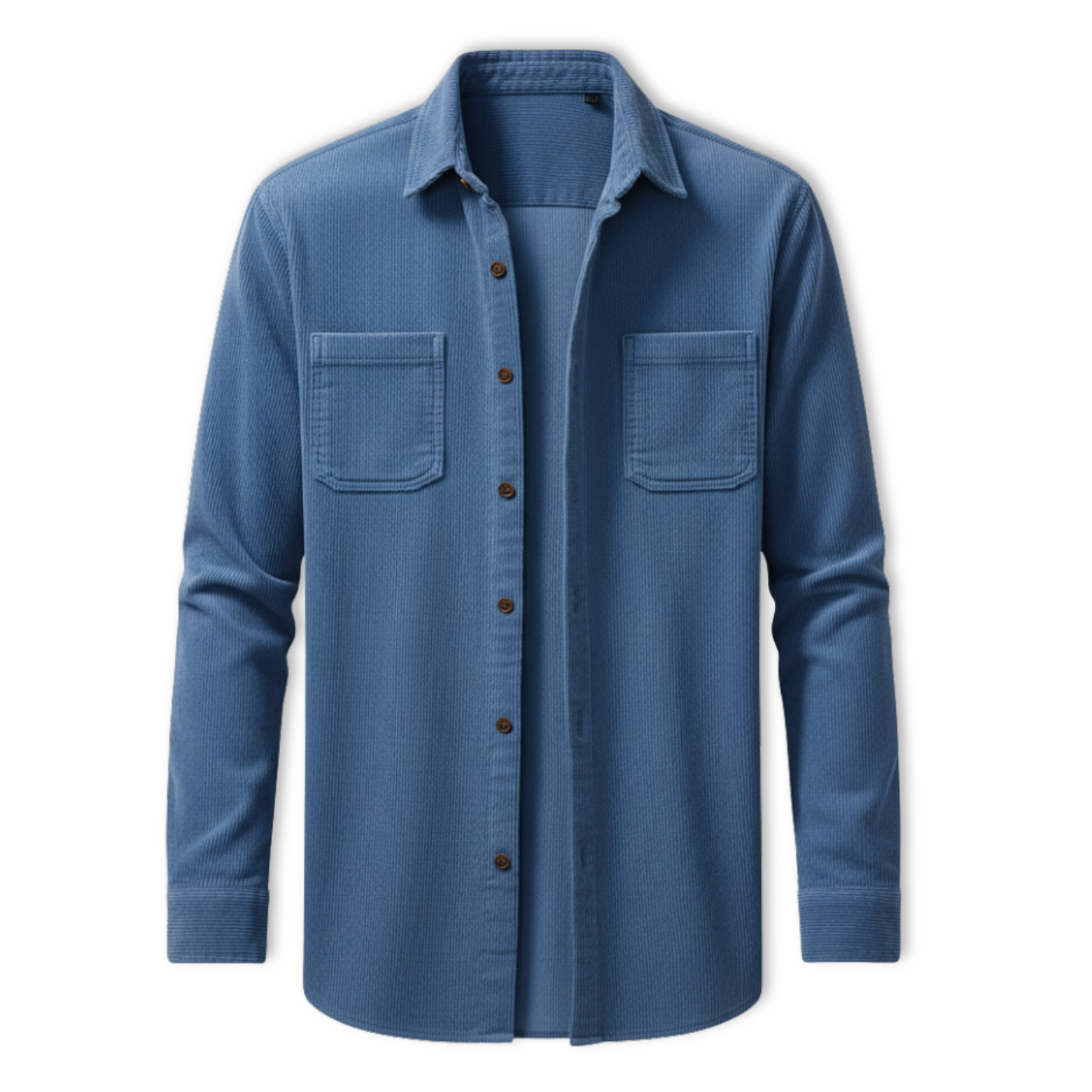 Men's Corduroy Shirt Jacket Long Sleeve Button Down Casual Loose Fit Shacket