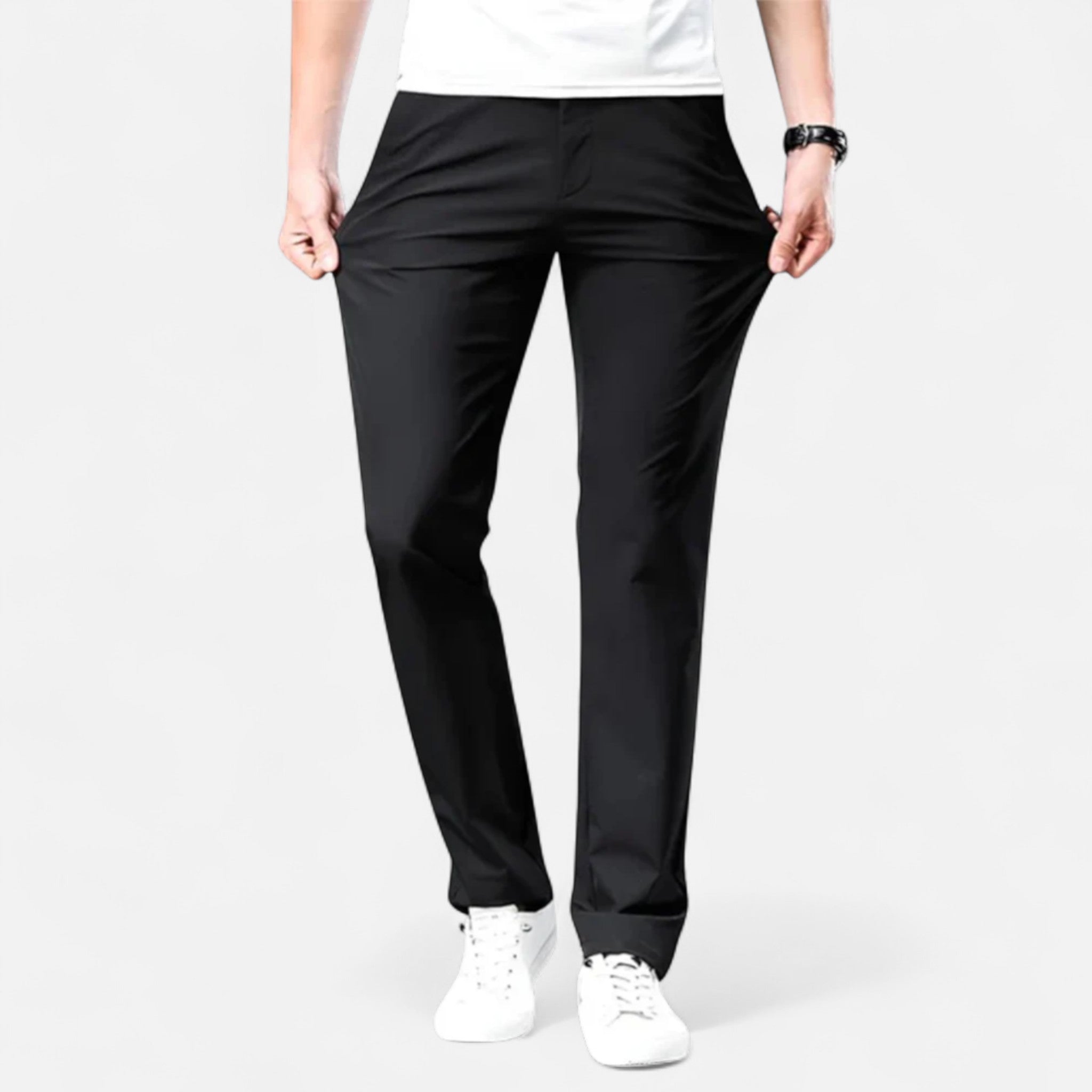 Veroux Mode | Men’s Tailored Chino Trousers – Everyday Elegance, Refined Versatility