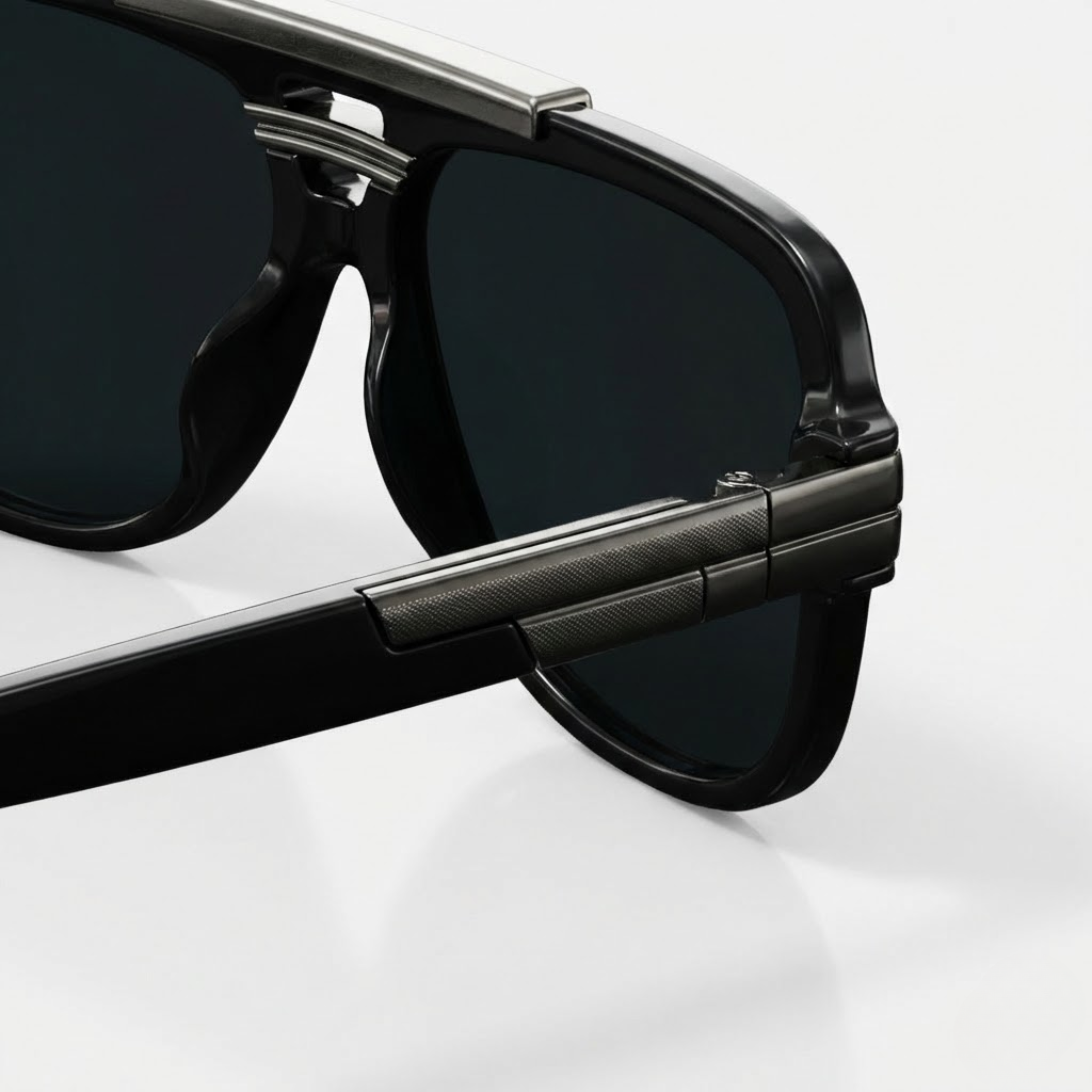 Double Bridge Pilot Sunglasses Oversized Fashion Shades UV400 Gradient Lens Eyewear