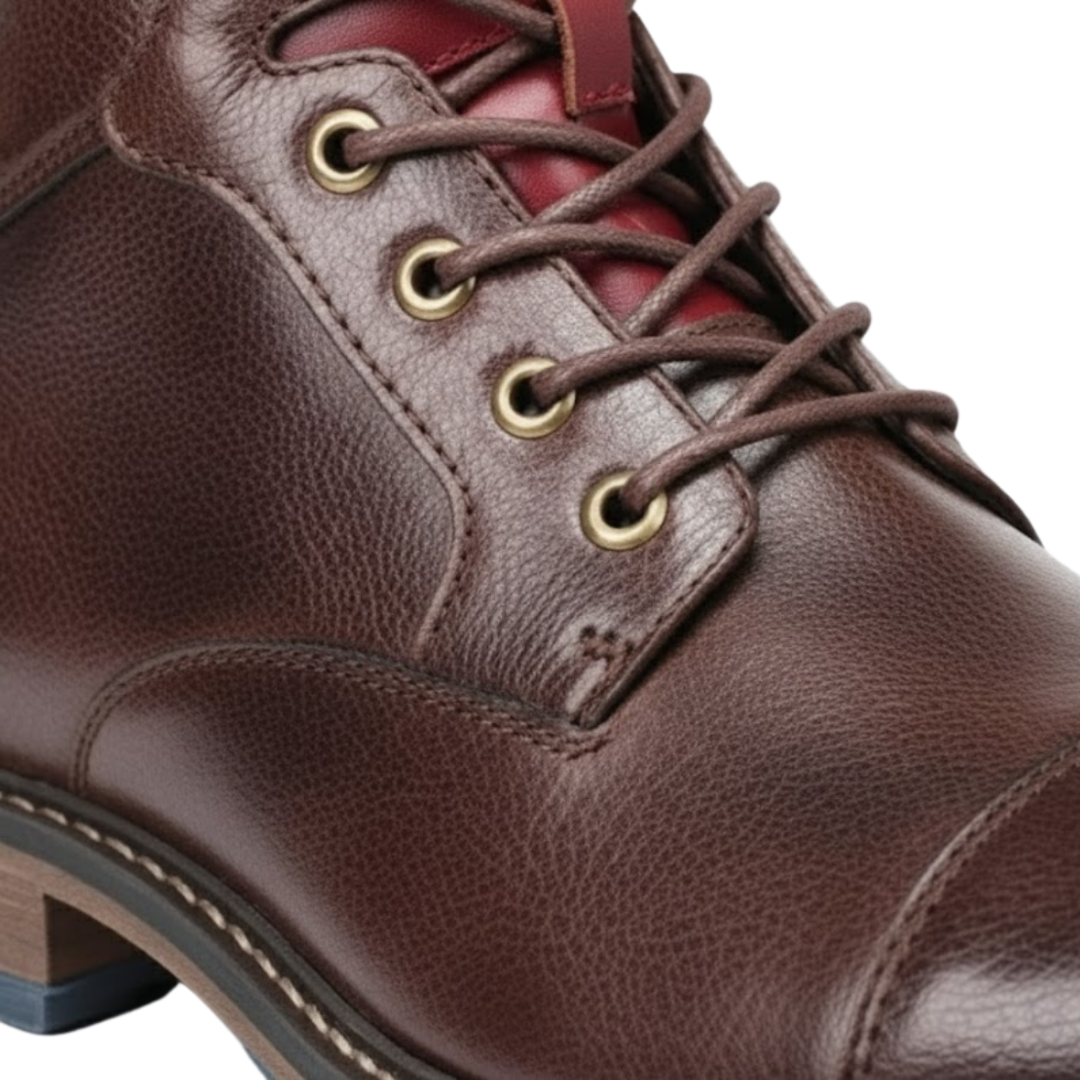 Men's Microfiber Ankle Boots Retro Side Zip Casual Fashion Shoes Rubber Sole