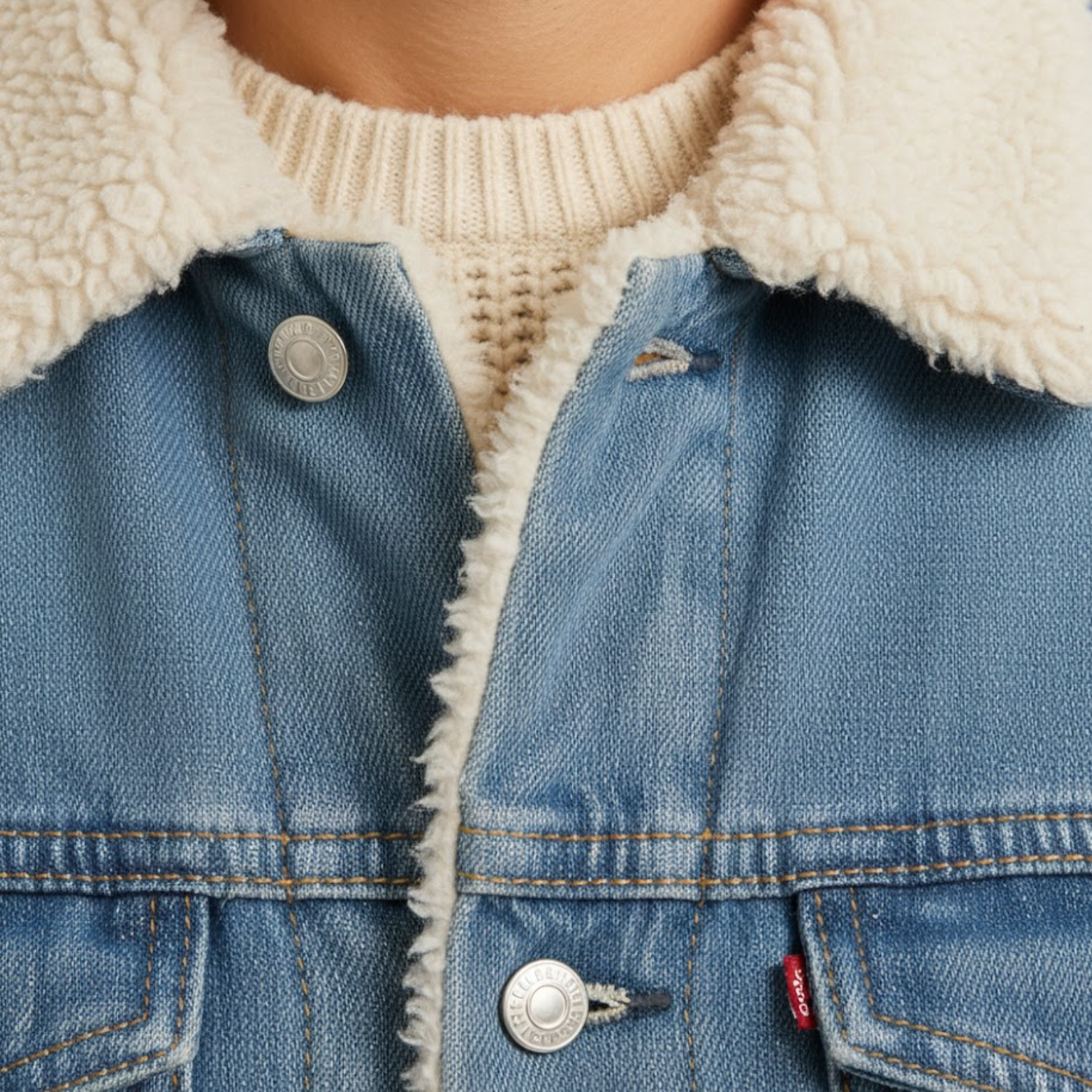 Men's Sherpa Lined Corduroy Trucker Jacket Cotton Fleece Cargo Workwear Coat