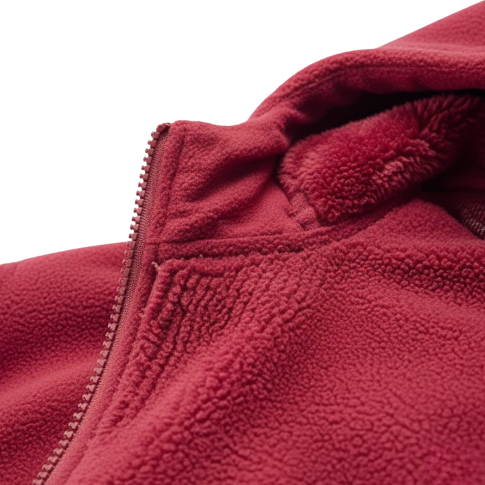 Men's Fleece Hooded Jacket Loose Fit Zipper Sherpa Outerwear Oversized Coat