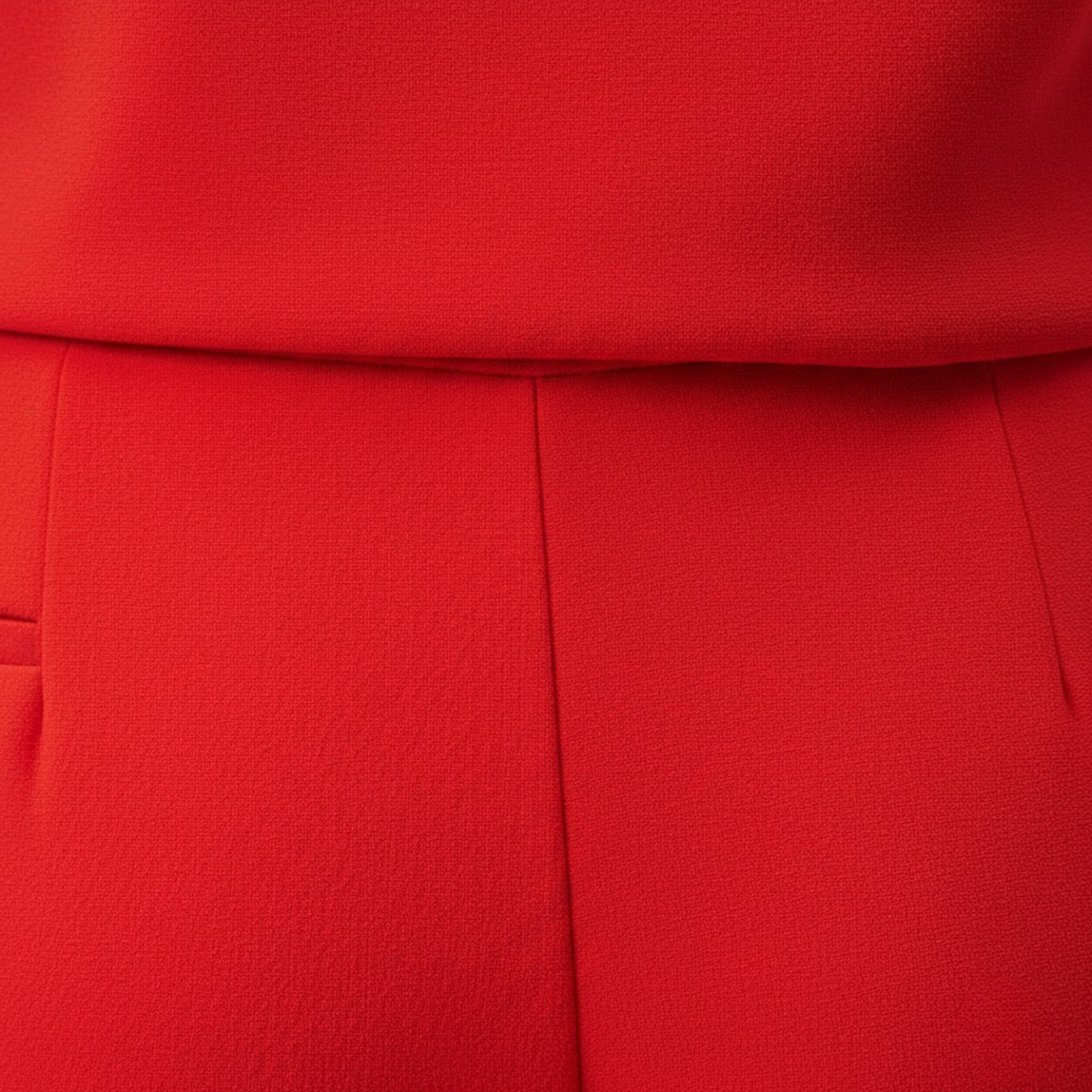 Women's Sleeveless Wide Leg Jumpsuit with Mock Neck and Full Length Trousers