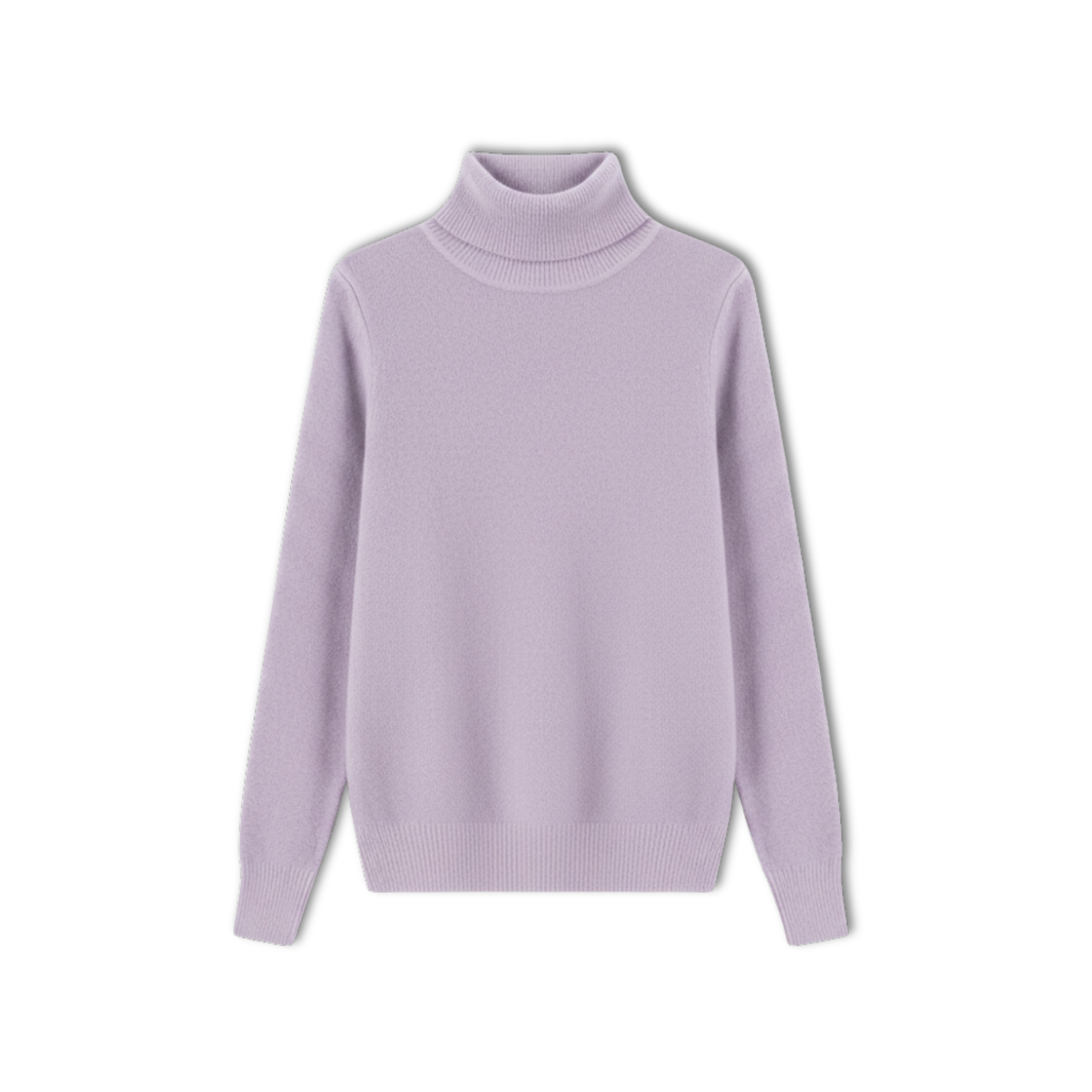 Merino Wool Cashmere Turtleneck Sweater Women Pullover