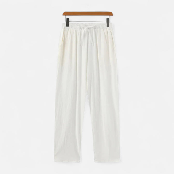 Veroux Mode | Men’s Linen Trousers – Lightweight Elegance, Tailored for Summer