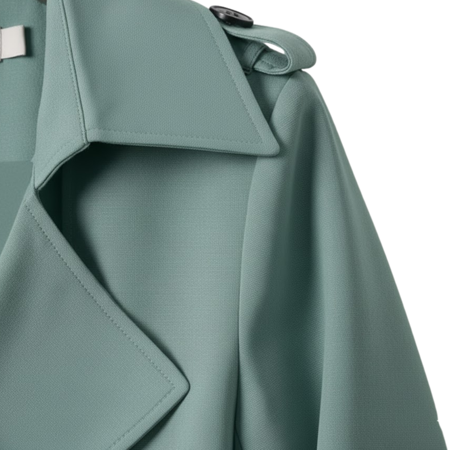 Women's Double Breasted Trench Coat Long Slim Fit Jacket with Belt Outerwear