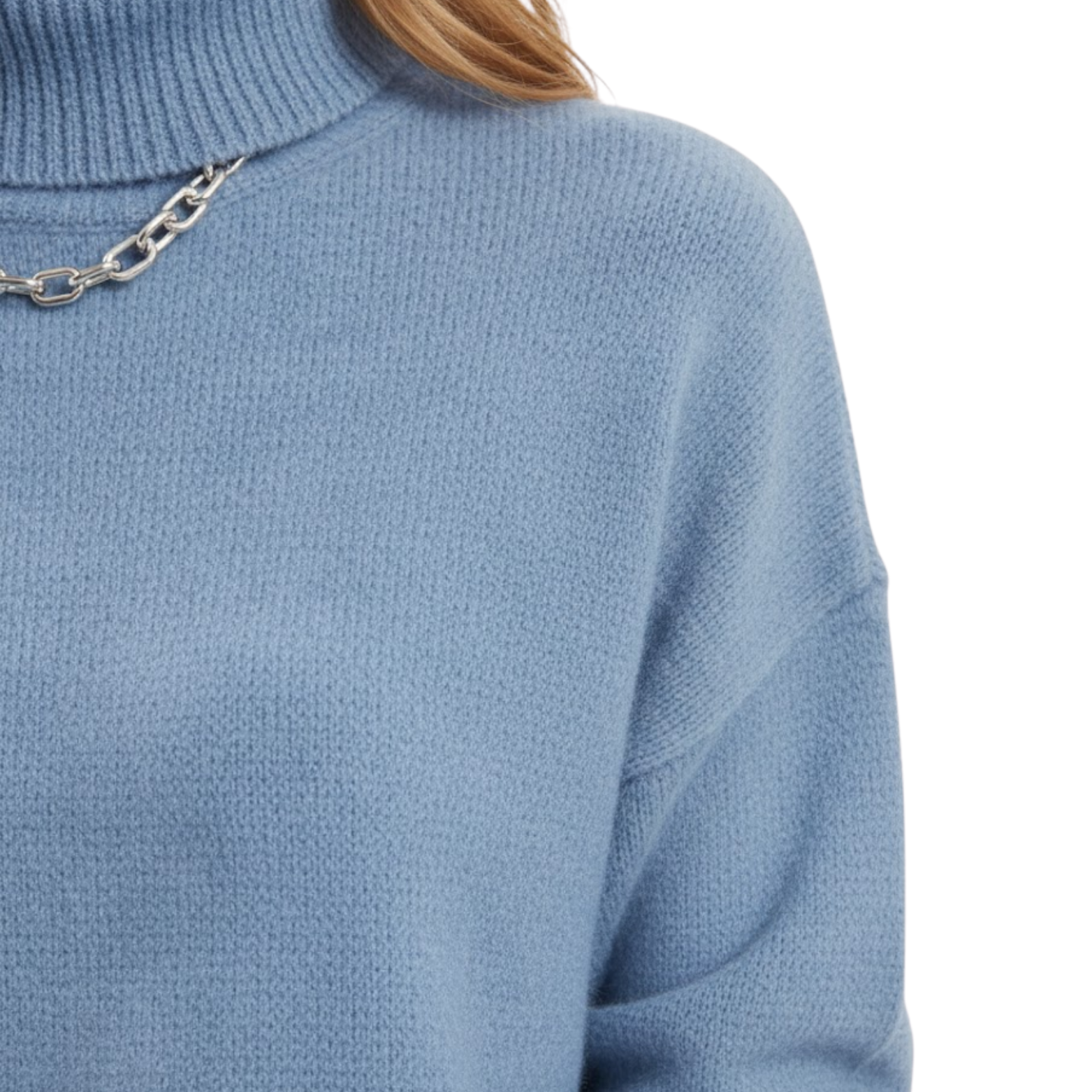 Women's Turtleneck Knit Sweater and Mini Skirt Two-Piece Set Long Sleeve Ribbed Suit