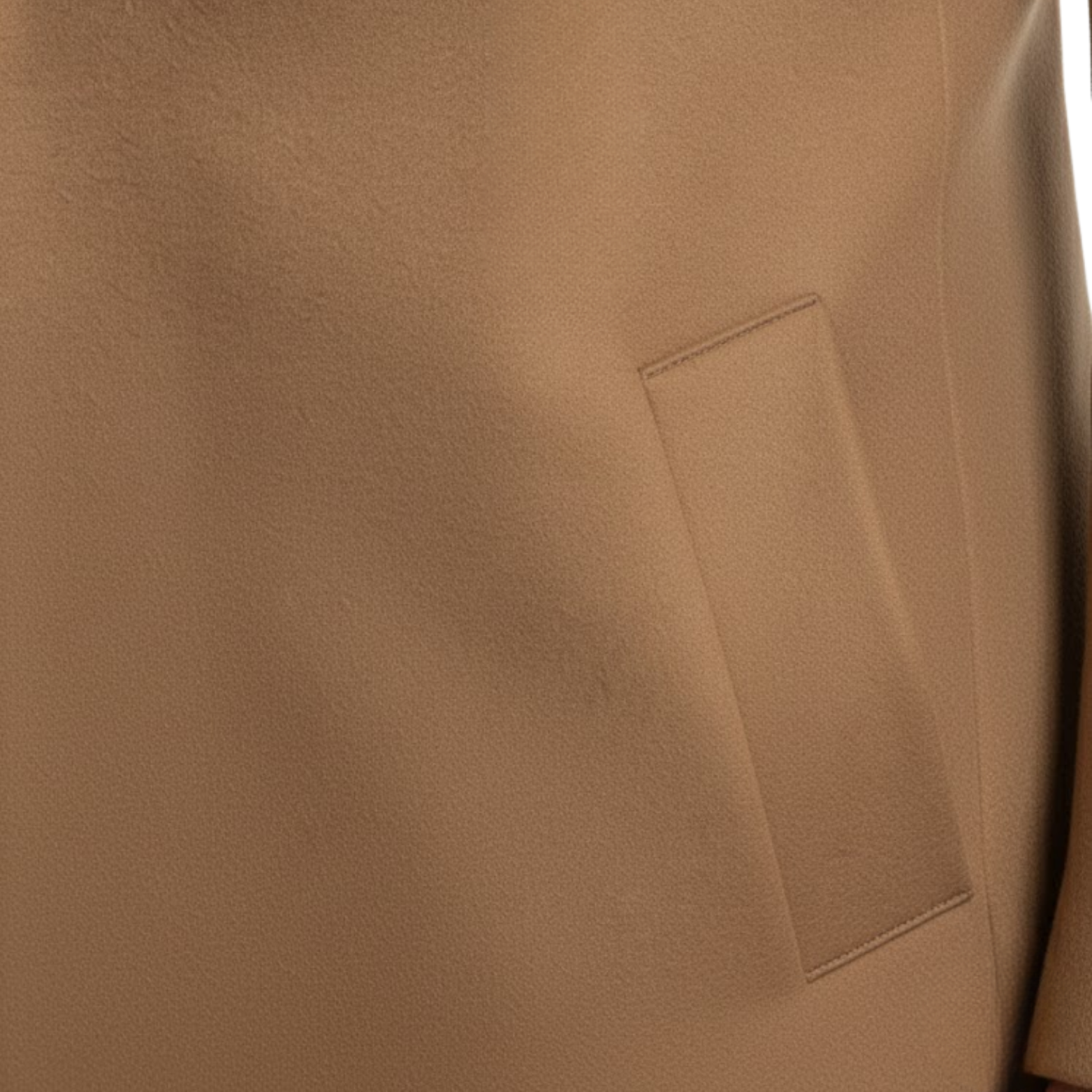 Long Cotton Coat Wool Blend Pure Color Slim Windbreaker Jacket