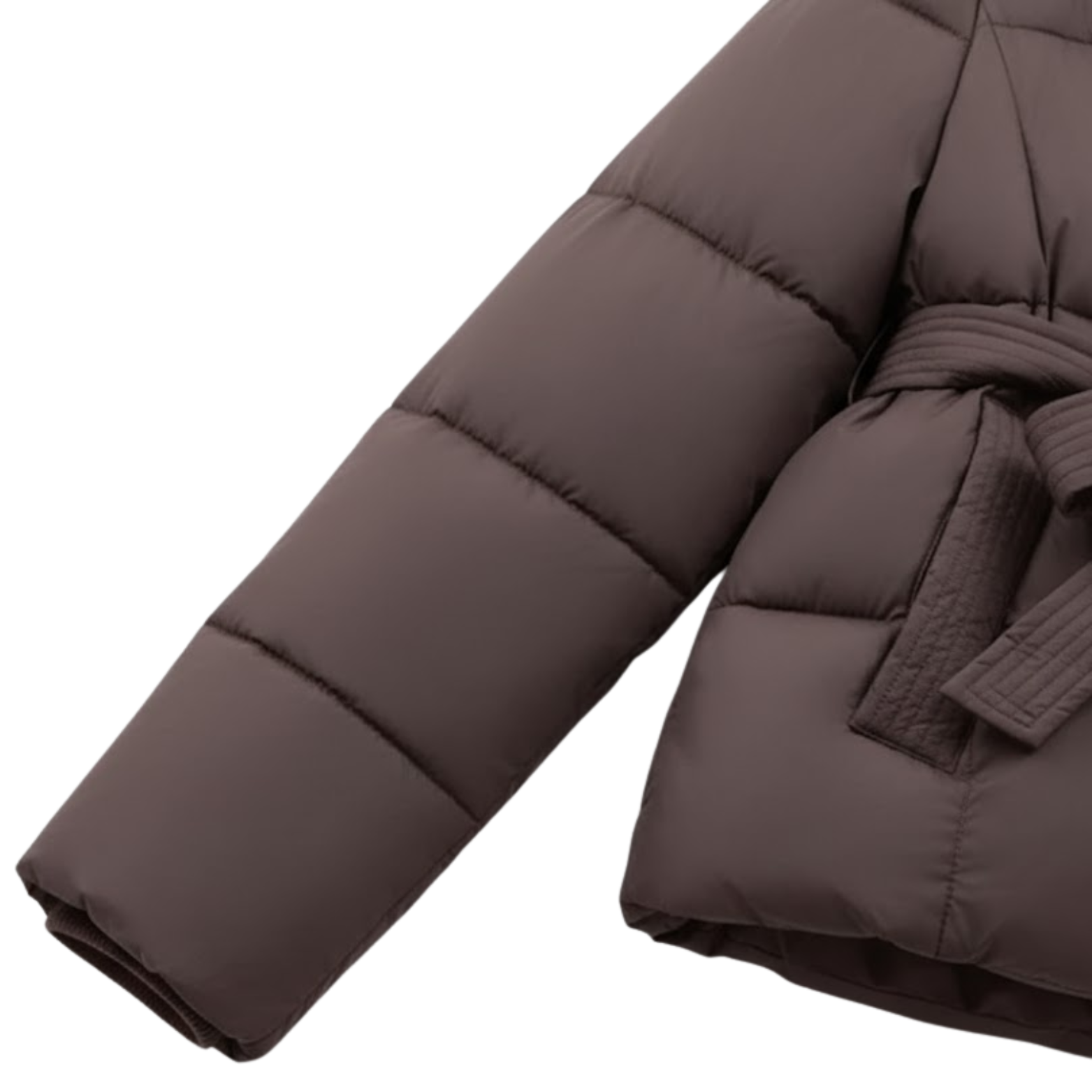 Winter Jacket Women Warm Parkas Cotton Padded Jackets Belt Hooded