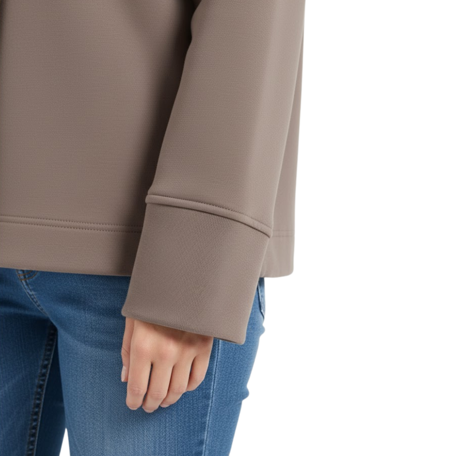 Women's Loose Woolen Stand Collar Jacket Single Breasted Long Sleeve Streetwear Coat