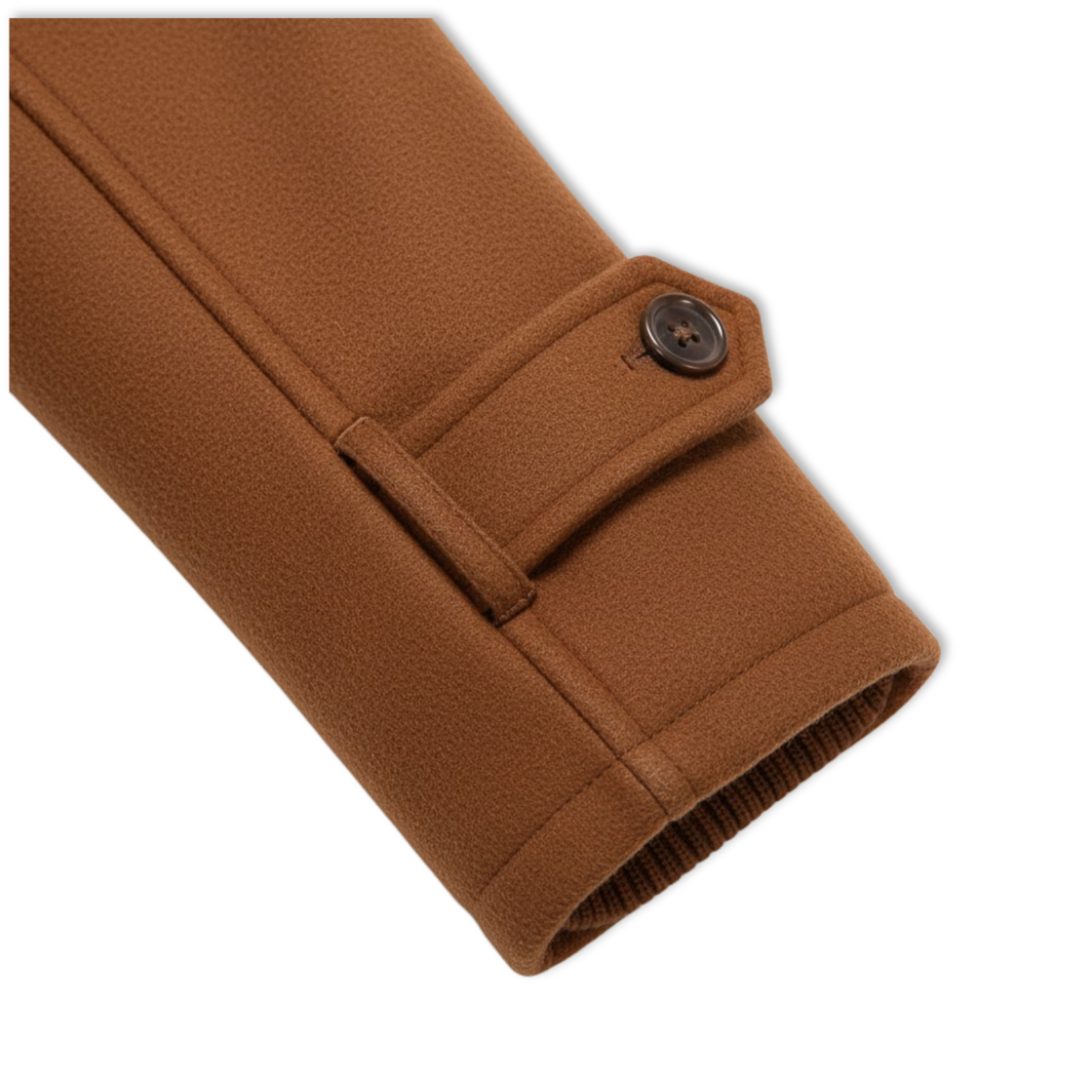 Men Fashion Autumn Winter Wool Trench Coats Middle Long Jacket Male Double Collar Zipper Coat