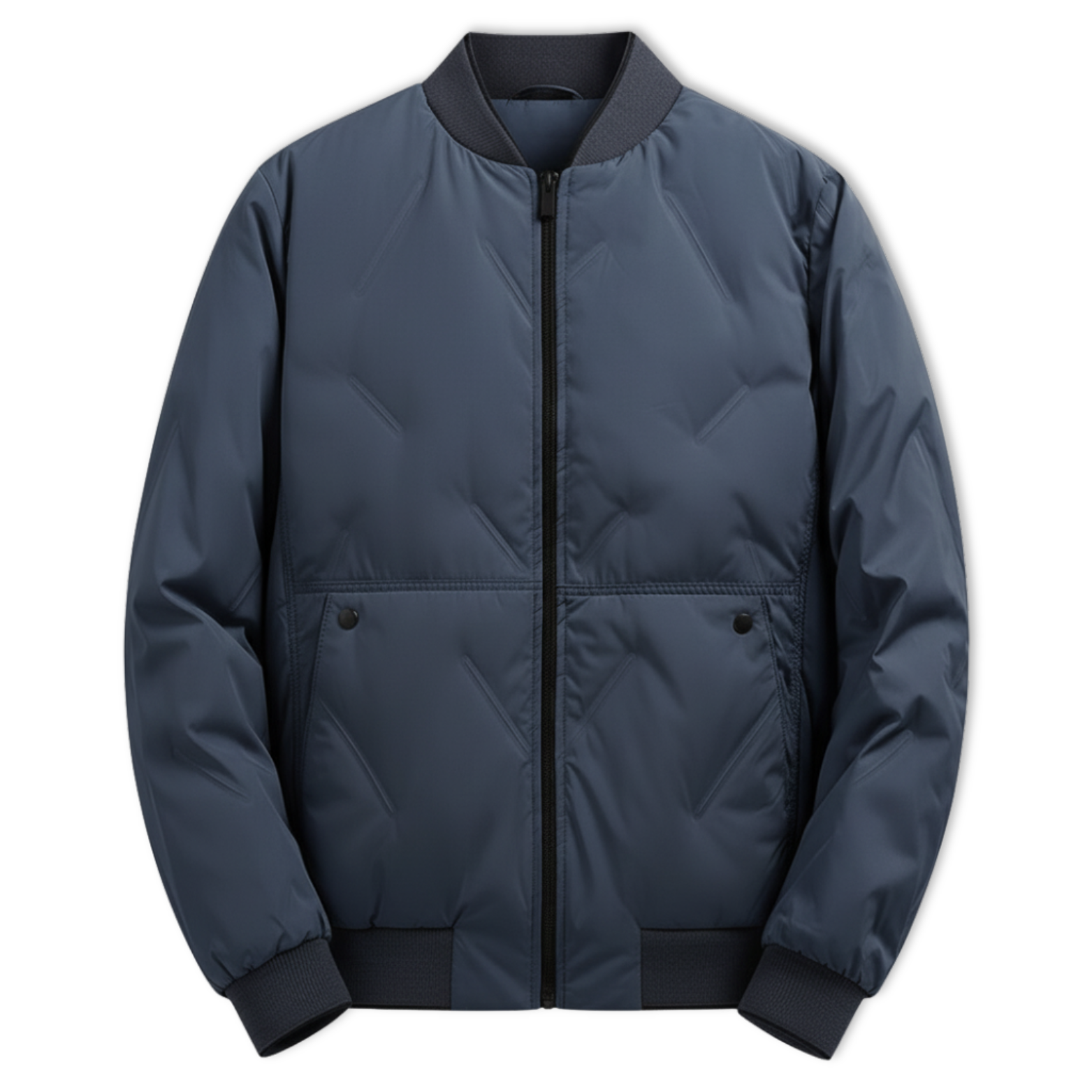 Men Thickened Fleece Lined Slim Fit Cotton Jacket