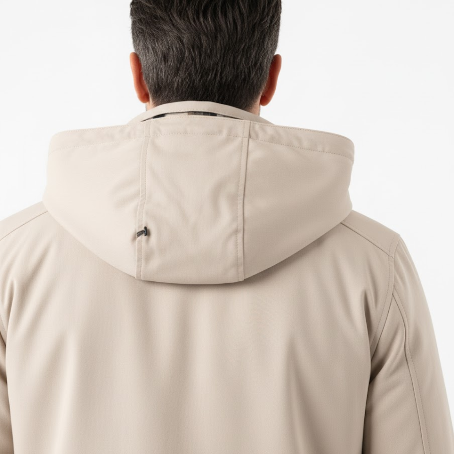 New Spring Autumn Men Long Jackets Hooded Casual Trench Coats High Quality Male Cotton