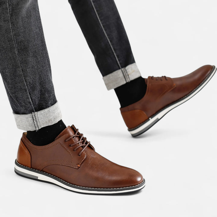 Veroux Mode | Men’s Luxe Ankle Leather Boots