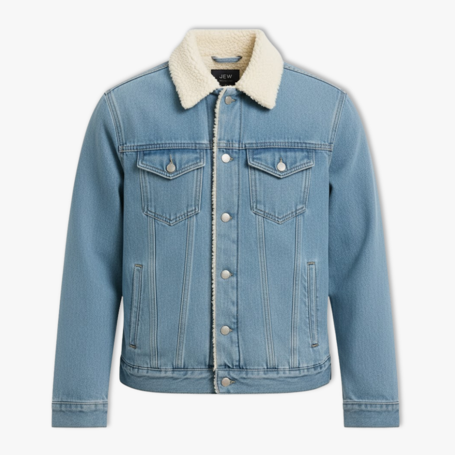 Men's Sherpa Lined Corduroy Trucker Jacket Cotton Fleece Cargo Workwear Coat