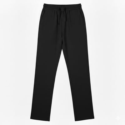 Men's Cotton Linen Straight Leg Pants Breathable Casual Full Length Trousers