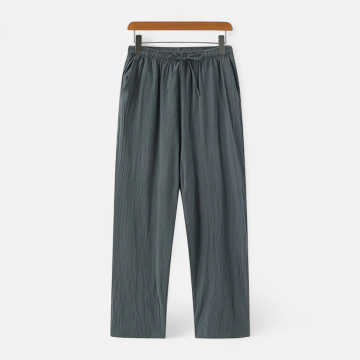Veroux Mode | Men’s Linen Trousers – Lightweight Elegance, Tailored for Summer