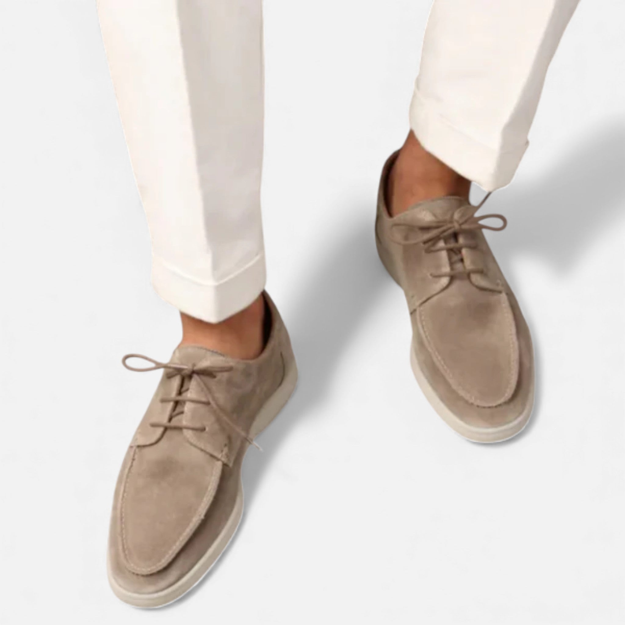 Veroux Mode | Men’s Suede Lace-Up Shoes – James Edition