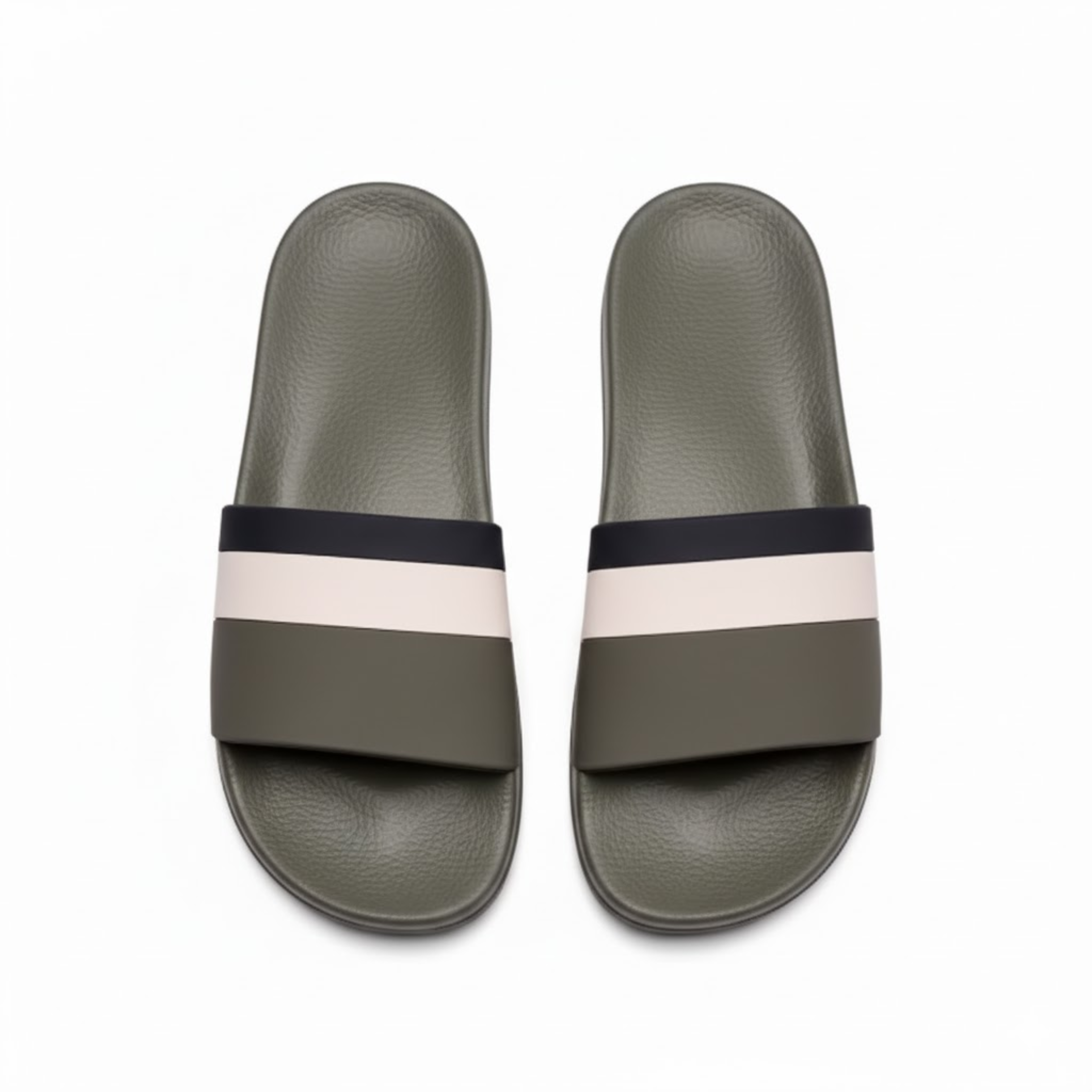 adidas gazelle silver green womens Unisex Striped EVA Platform Slides Non-Slip Quick-Dry Beach Sandals Po