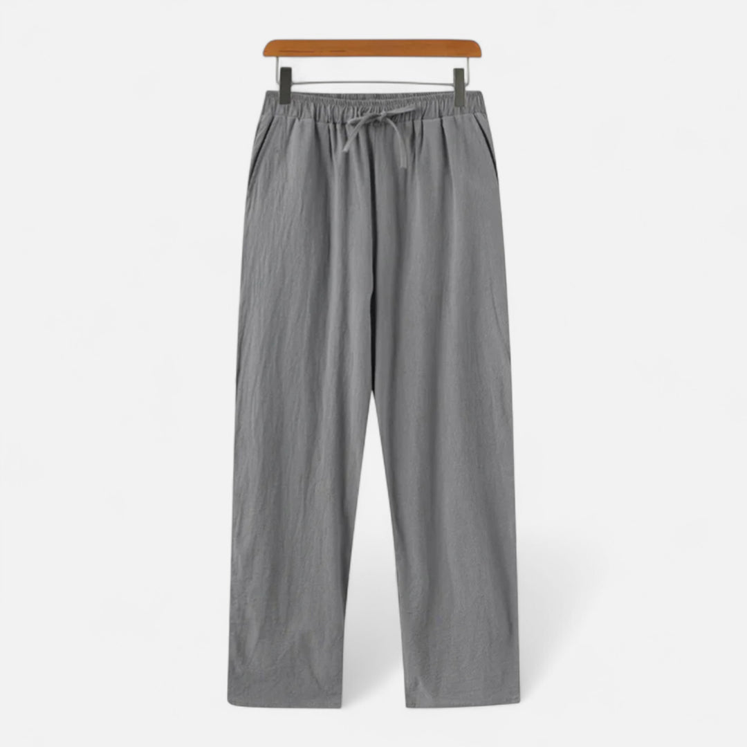 Veroux Mode | Men’s Linen Trousers – Lightweight Elegance, Tailored for Summer
