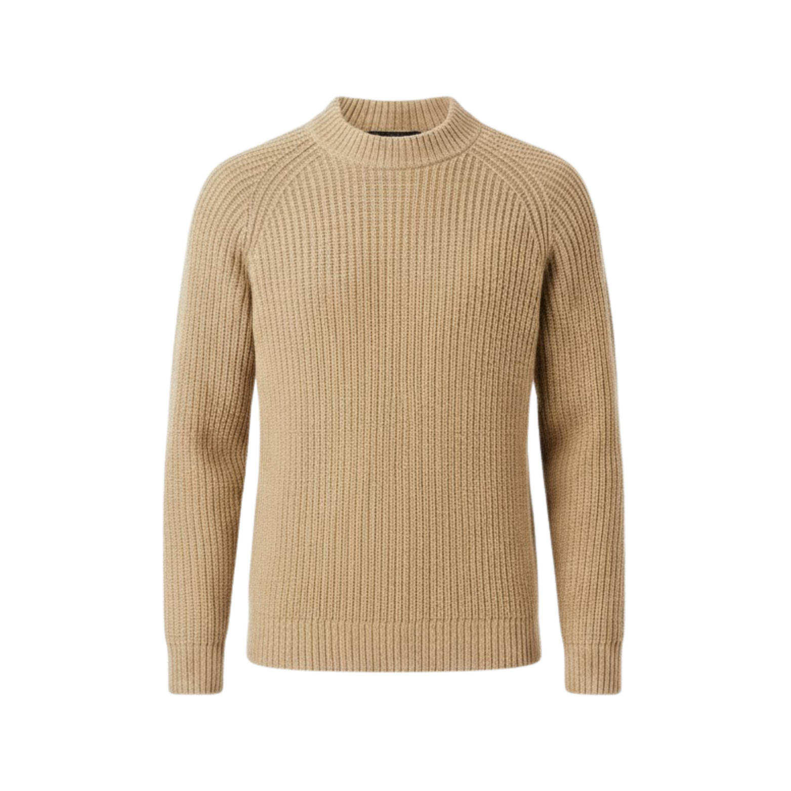 Men's Knitted Pullover Sweater O-Neck Slim Fit Solid Color Casual Long Sleeve Jumper