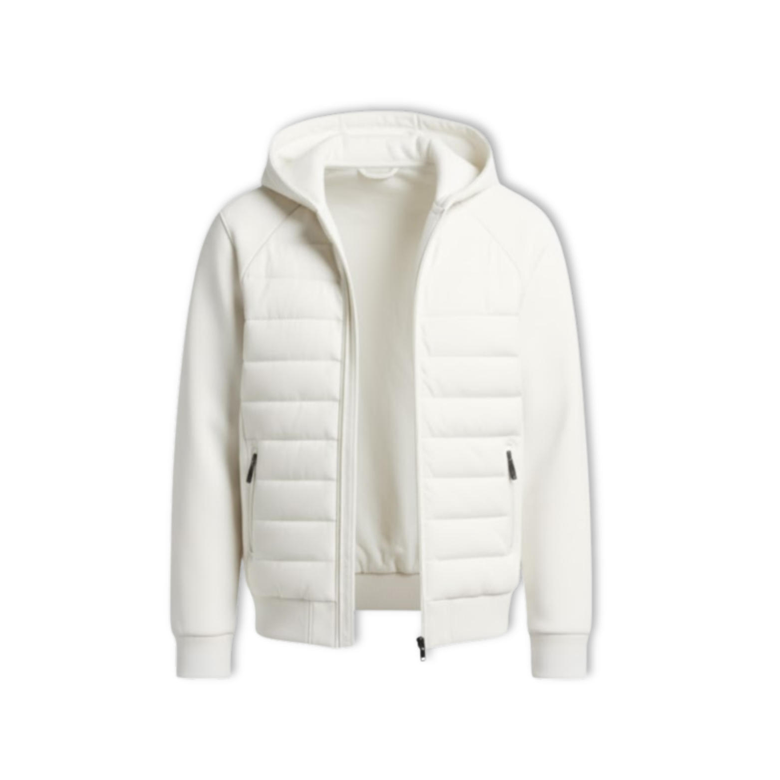 Men's Winter Cotton-Padded Casual Hooded Jacket Lightweight Loose Parkas