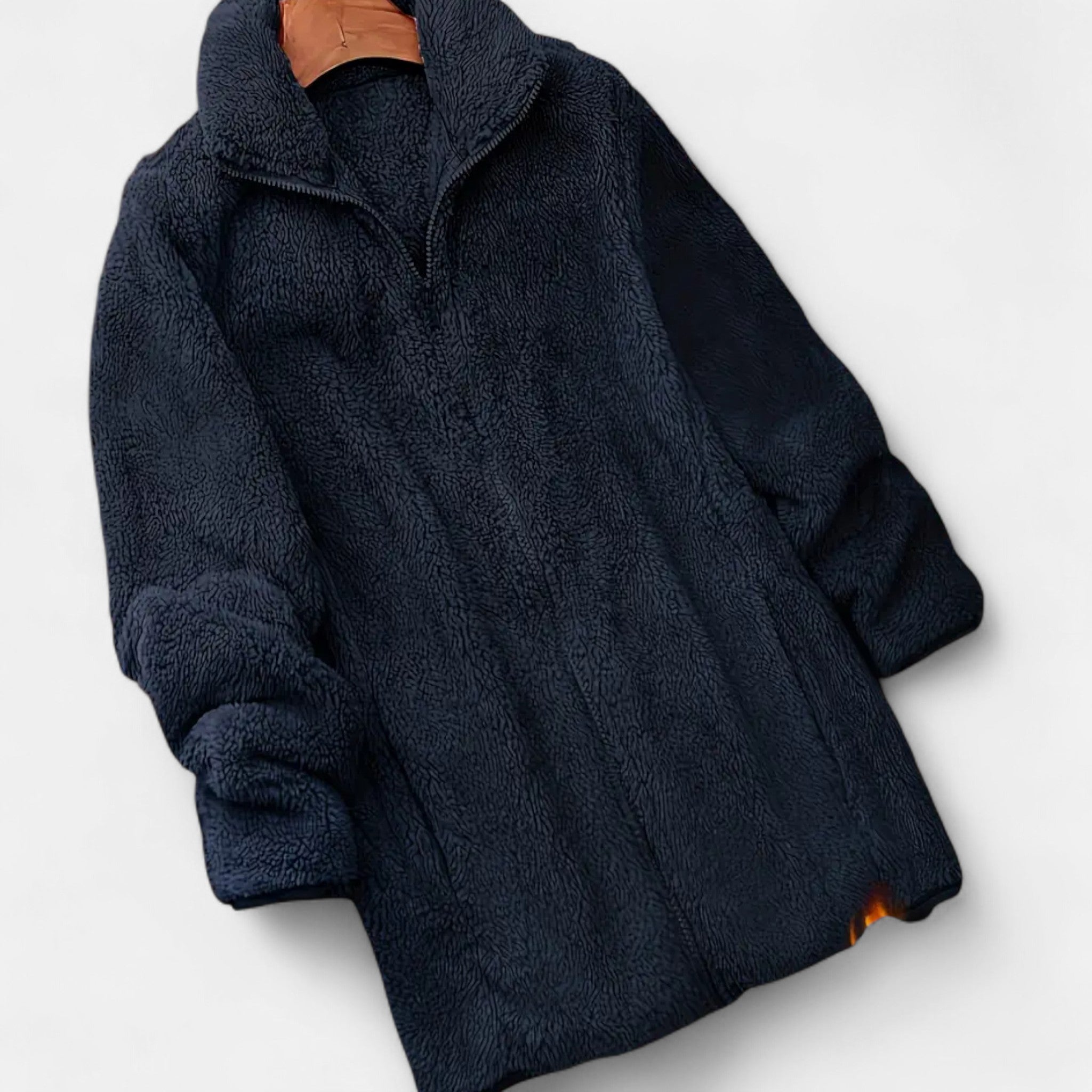 Veroux Mode | Women’s Zip-Up Teddy Coat