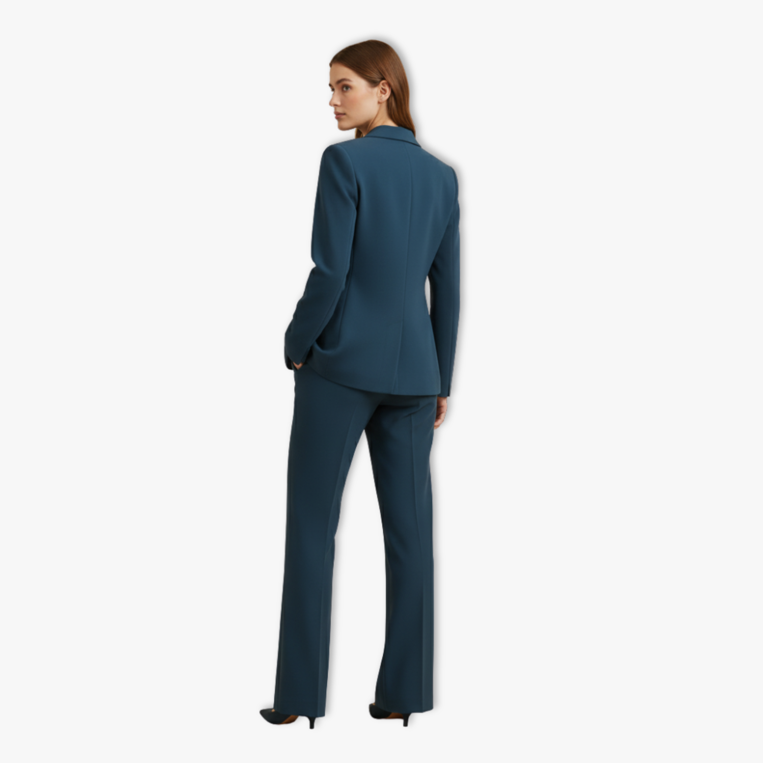 Women's Long-sleeved Solid Color Commuter Blazer