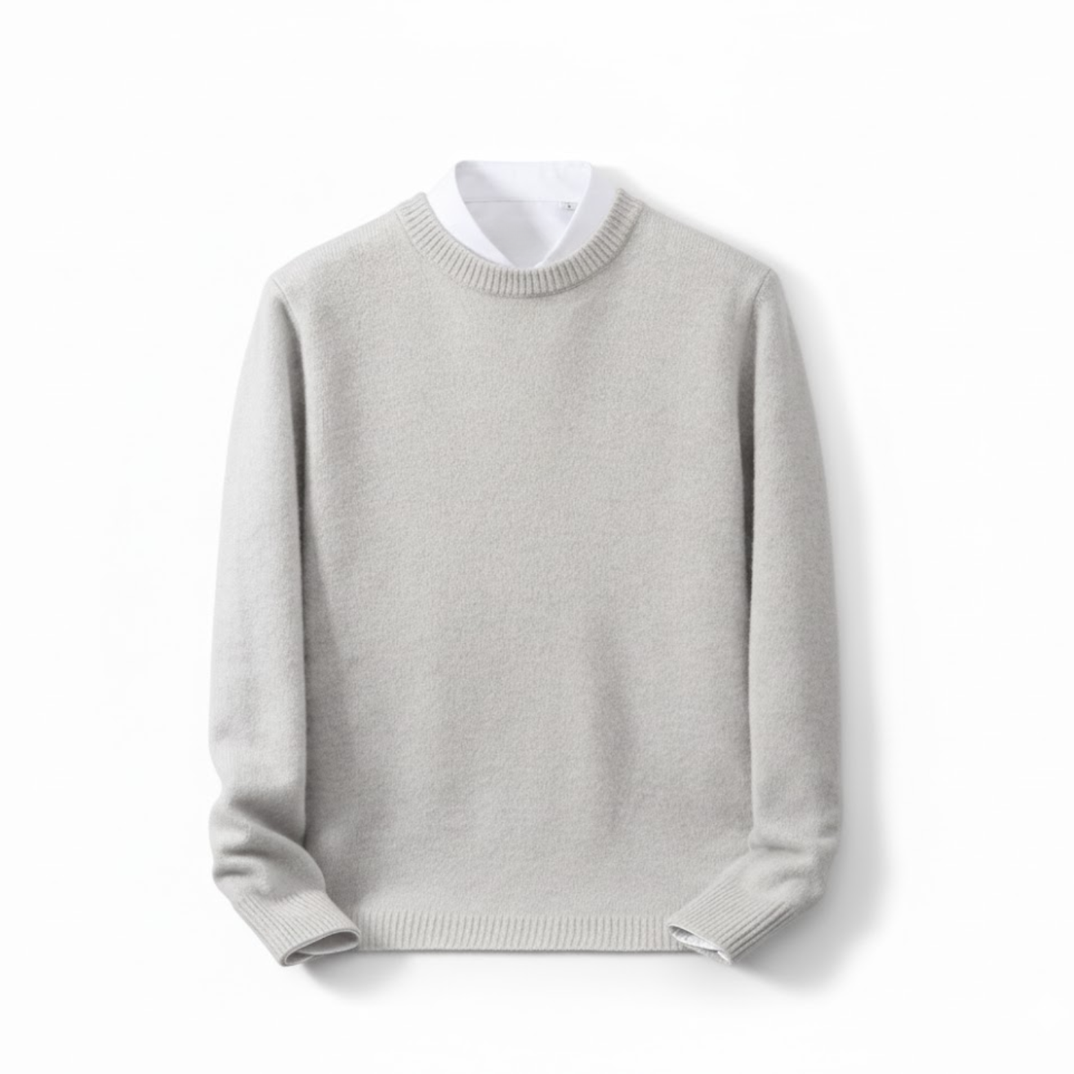 Cashmere Sweater O-neck Pullovers Men's Loose Oversized Knitted Bottom Shirt