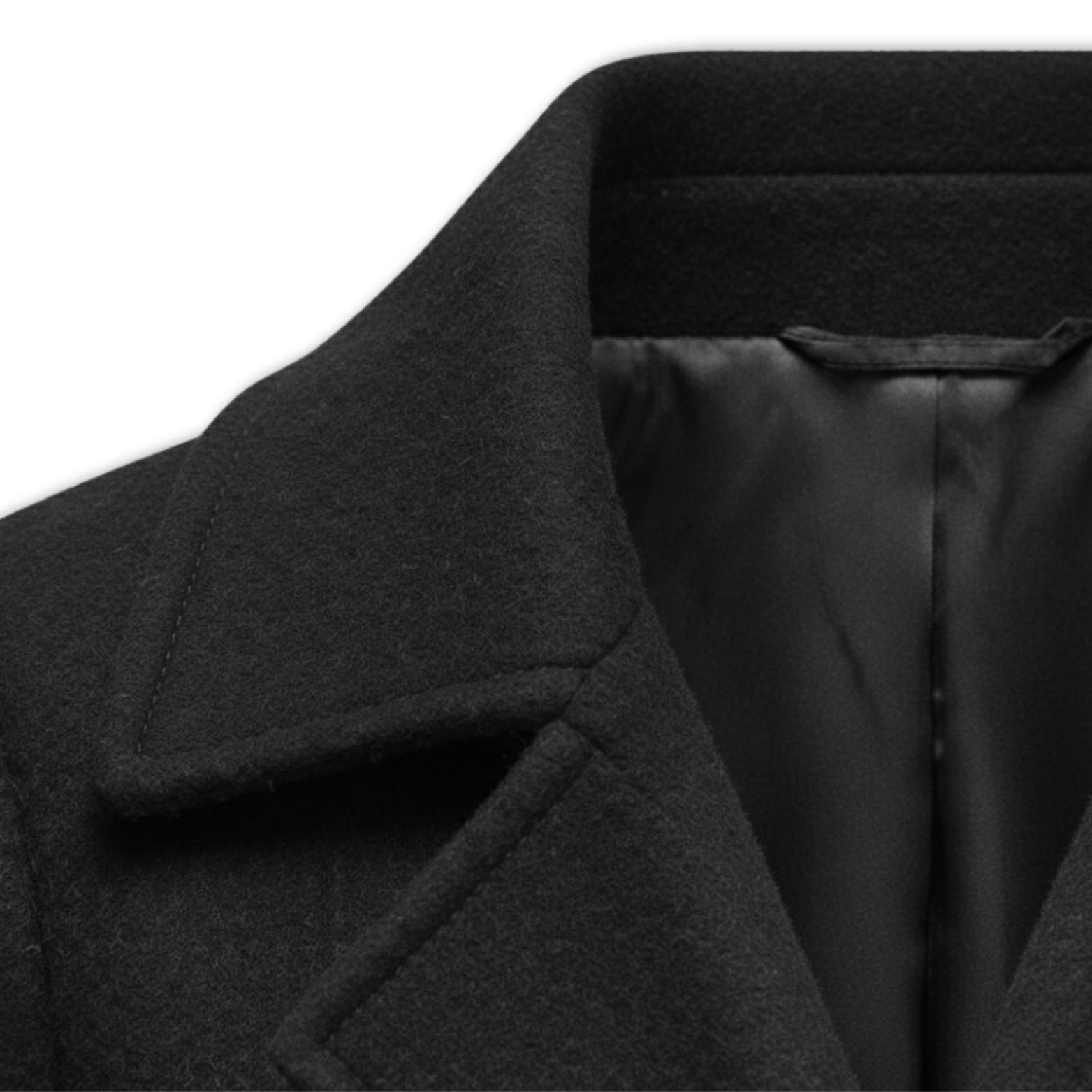 Women's Long Double Breasted Woolen Coat