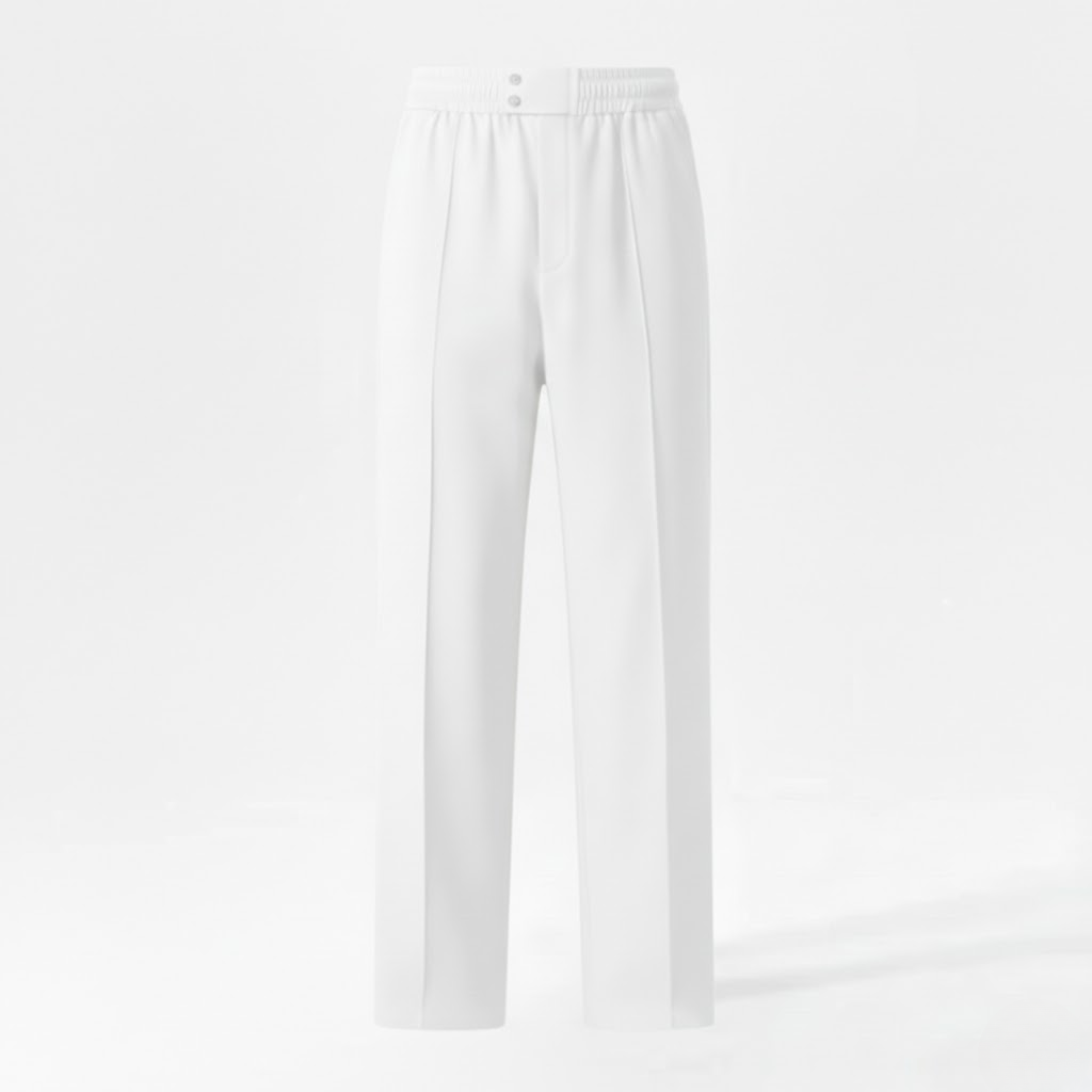 Men's Silk Ice Casual Pants Loose Drapey Straight Leg Solid Color Trousers