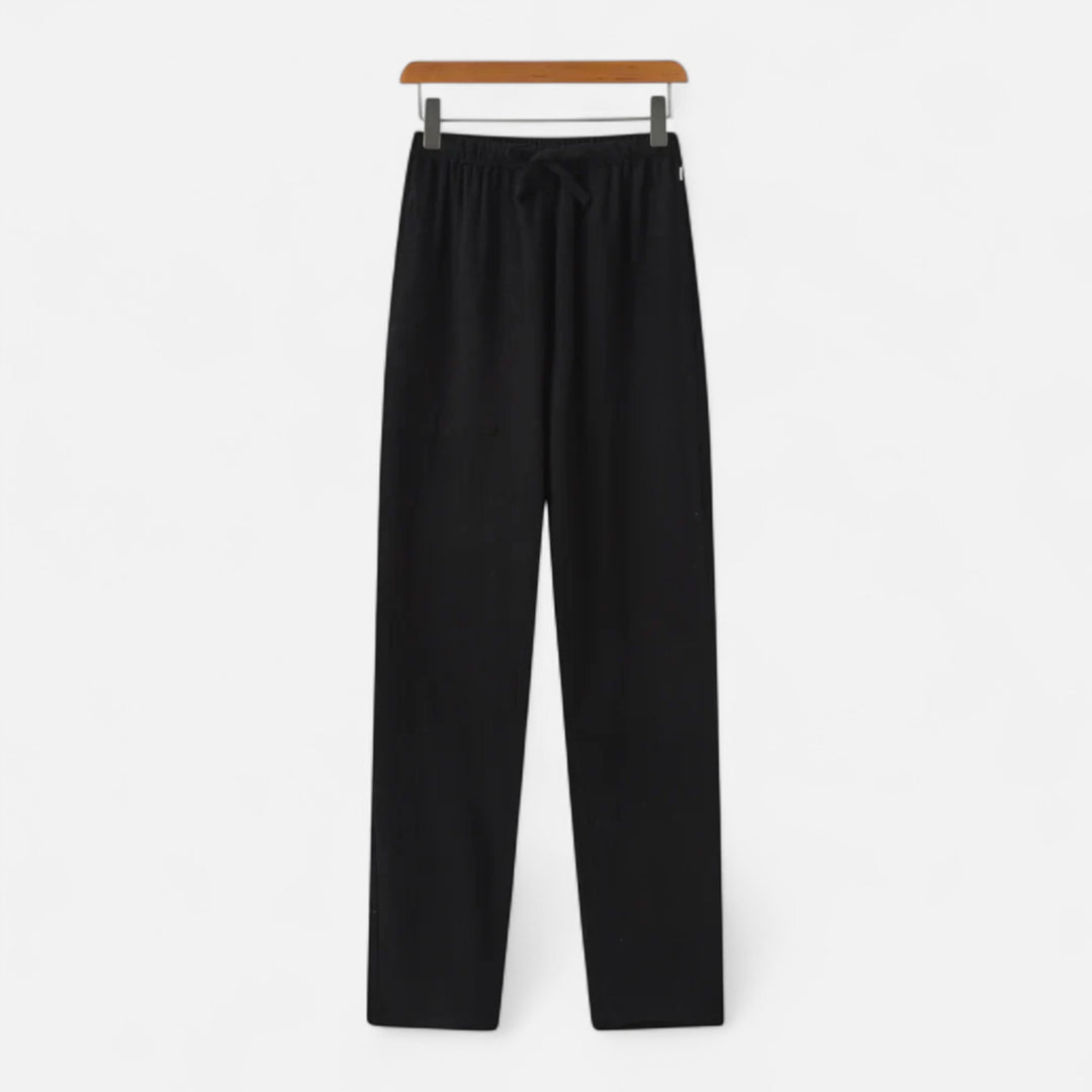 Veroux Mode | Men’s Slim Fit Linen Trousers – Streamlined Elegance, Cool Precision