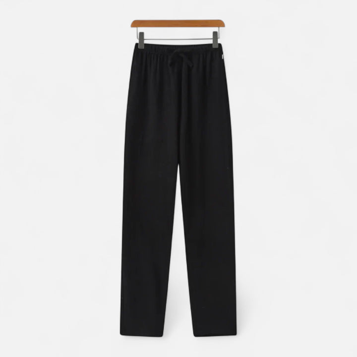 Veroux Mode | Men’s Slim Fit Linen Trousers – Streamlined Elegance, Cool Precision
