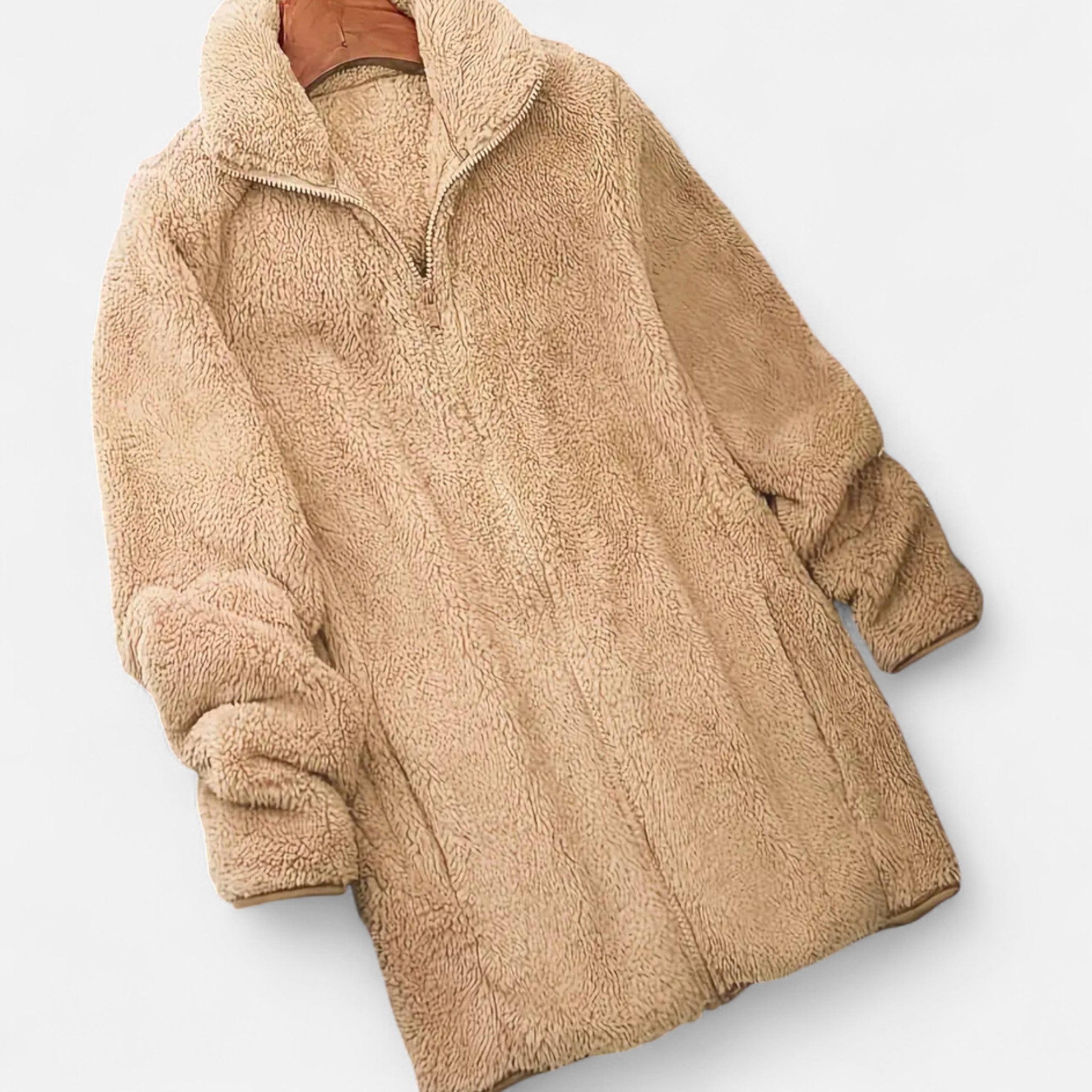 Veroux Mode | Women’s Zip-Up Teddy Coat