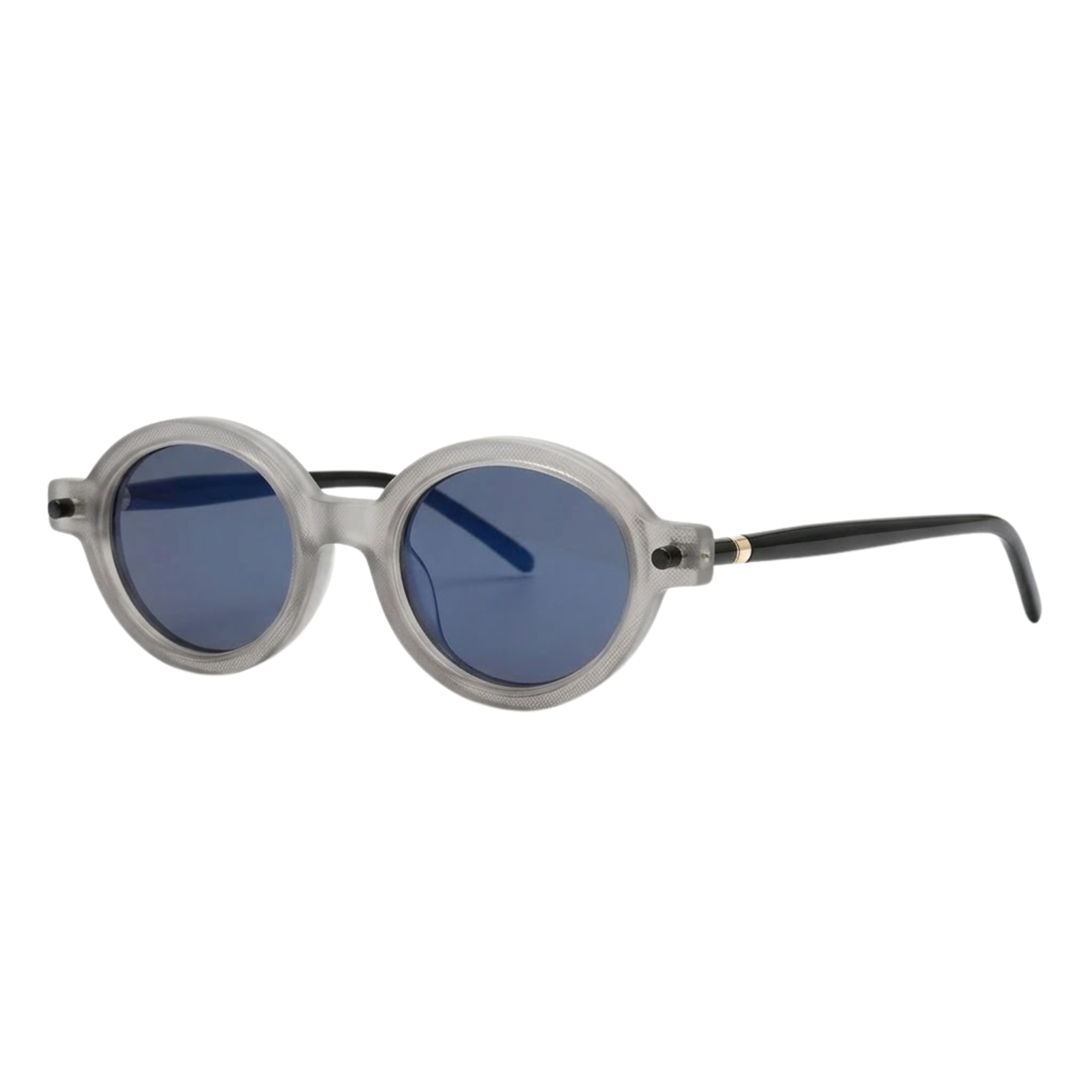 Unisex Retro Oval Sunglasses UV400 Protection Vintage Round Polycarbonate Eyewear
