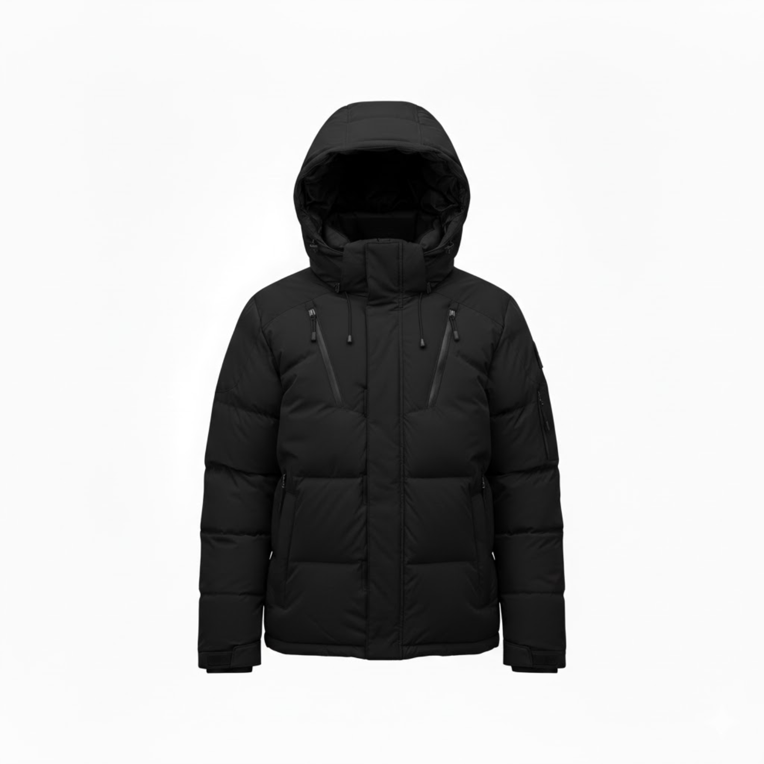 Men's Hooded Puffer Parka Thick Warm Duck Down Jacket Windbreaker Overcoat