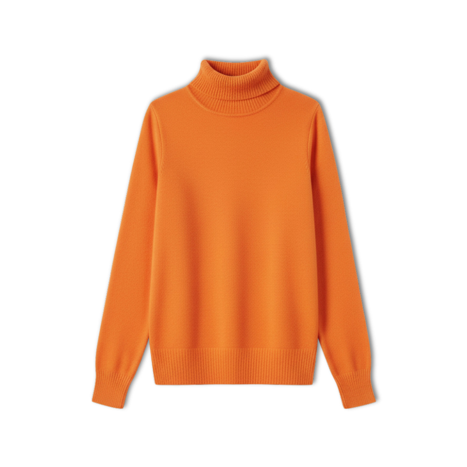 Merino Wool Cashmere Turtleneck Sweater Women Pullover