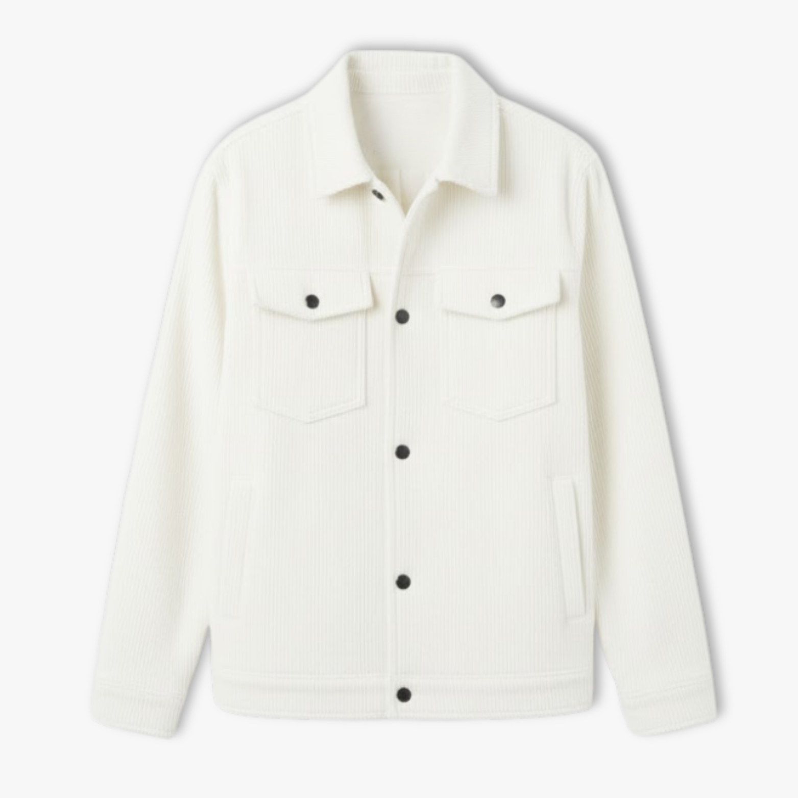 Men's Loose Fit Corduroy Collared Jacket