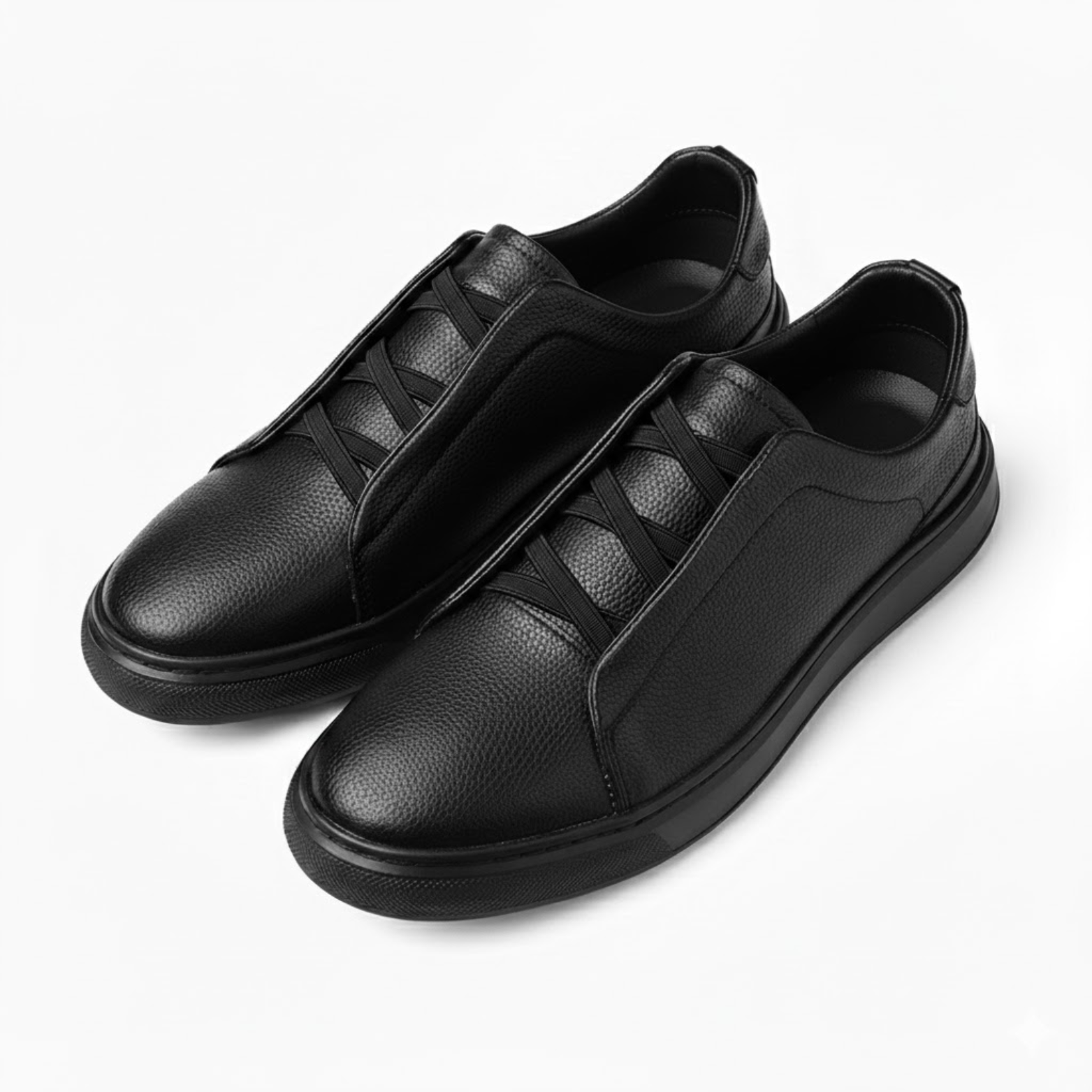 Men's Comfortable Leather Slip-On Sneaker