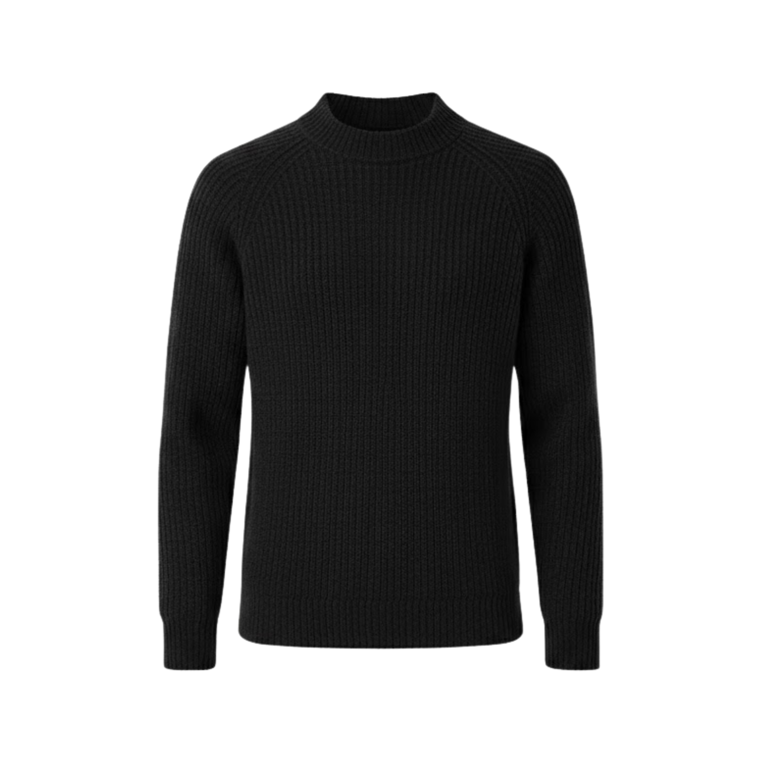 Men's Knitted Pullover Sweater O-Neck Slim Fit Solid Color Casual Long Sleeve Jumper