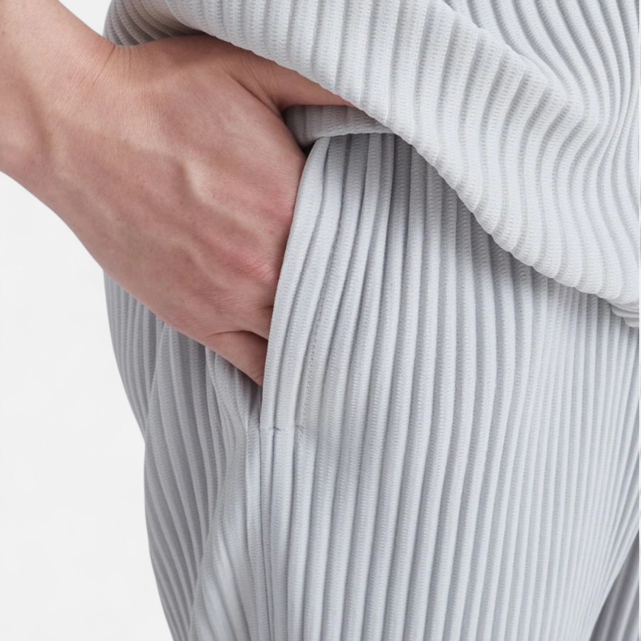 Veroux Mode | Men’s Ribbed Cotton Trousers – Textured Comfort, Elevated Everyday Style