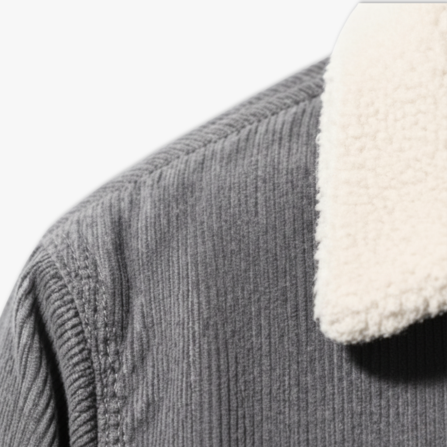 Men's Winter Plus Velvet Corduroy Tooling Casual Parka