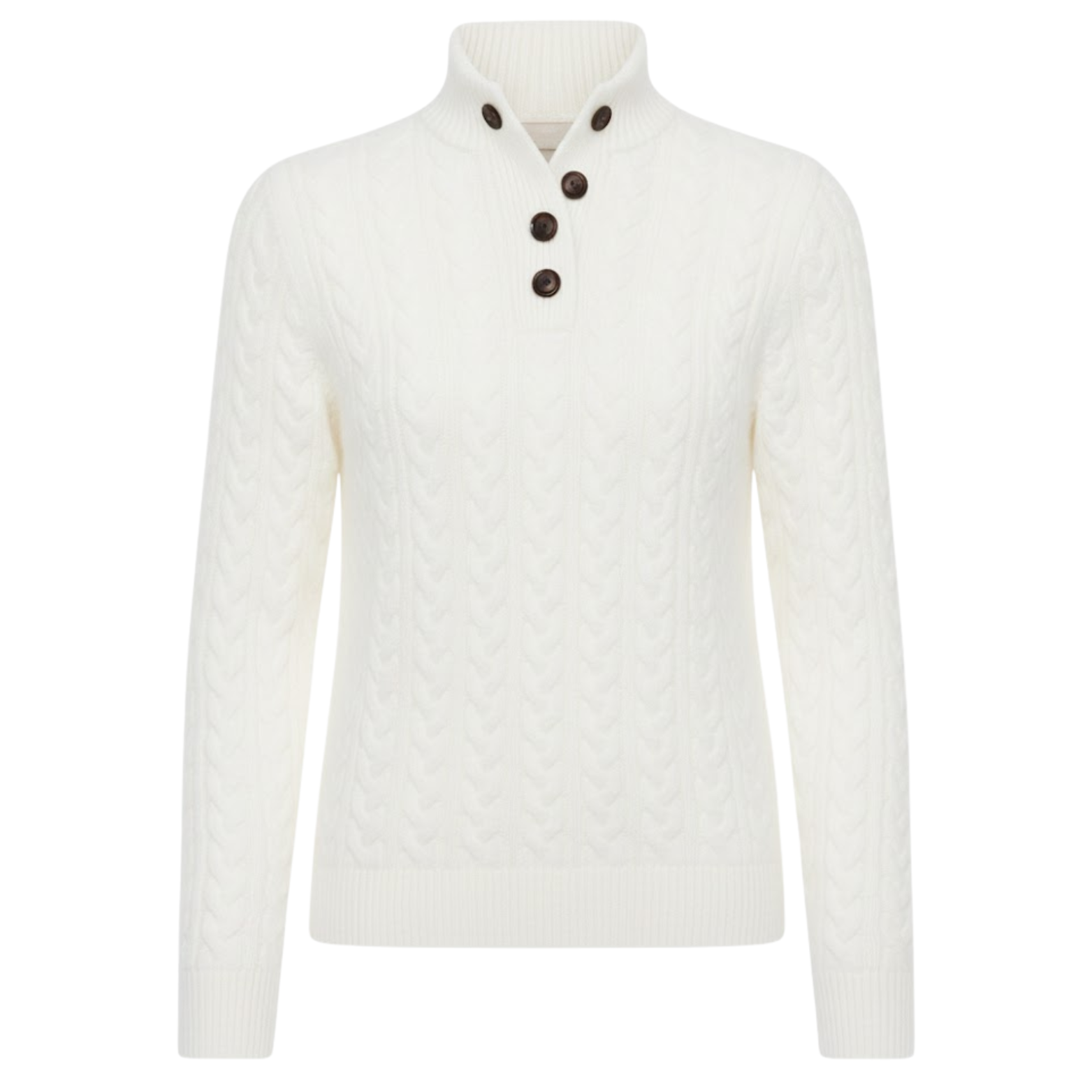 Knitted Cardigan Coat Thick Stand Collar Bottom Sweater