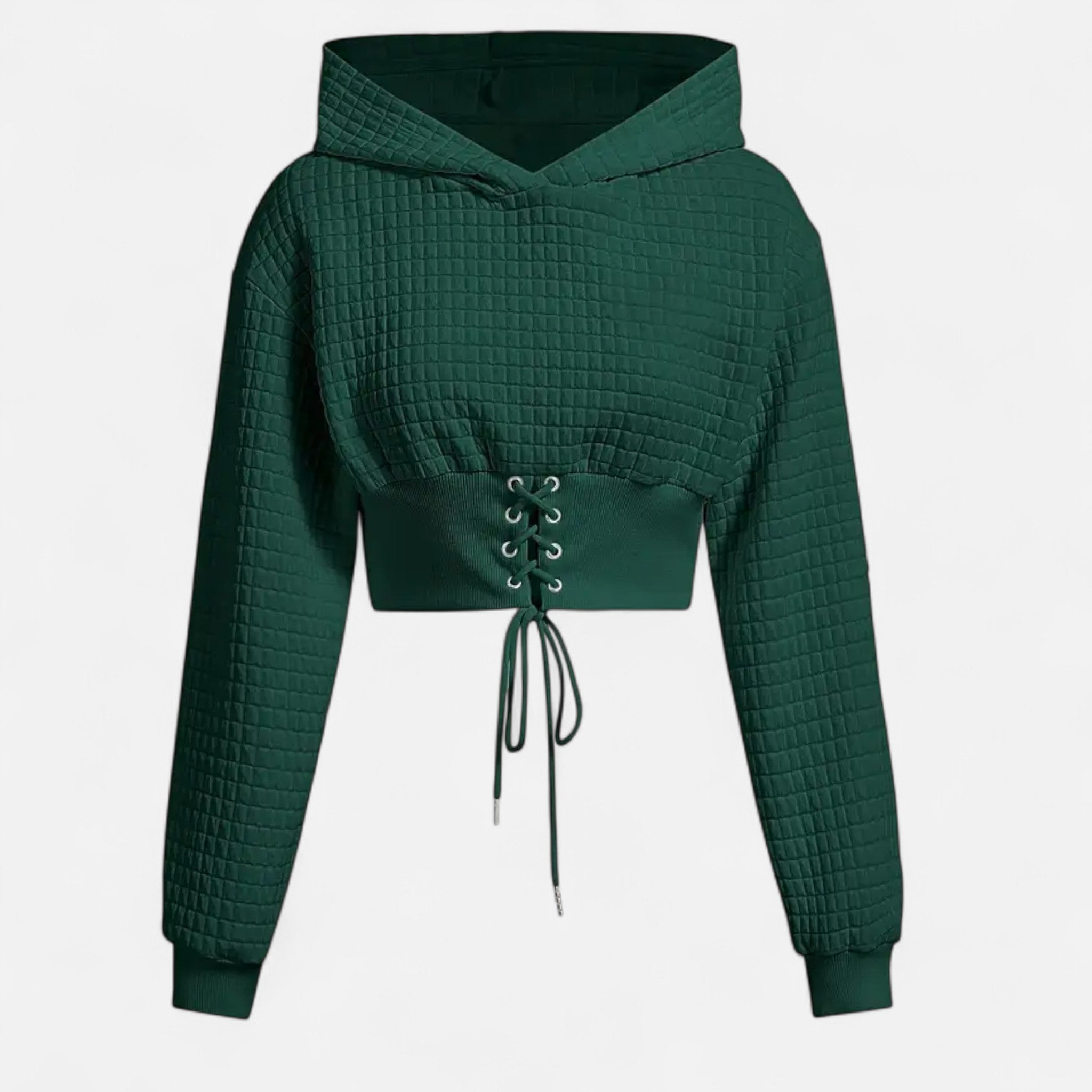 Veroux Mode | Women’s Elegant Long Sleeve Crop Hoodie