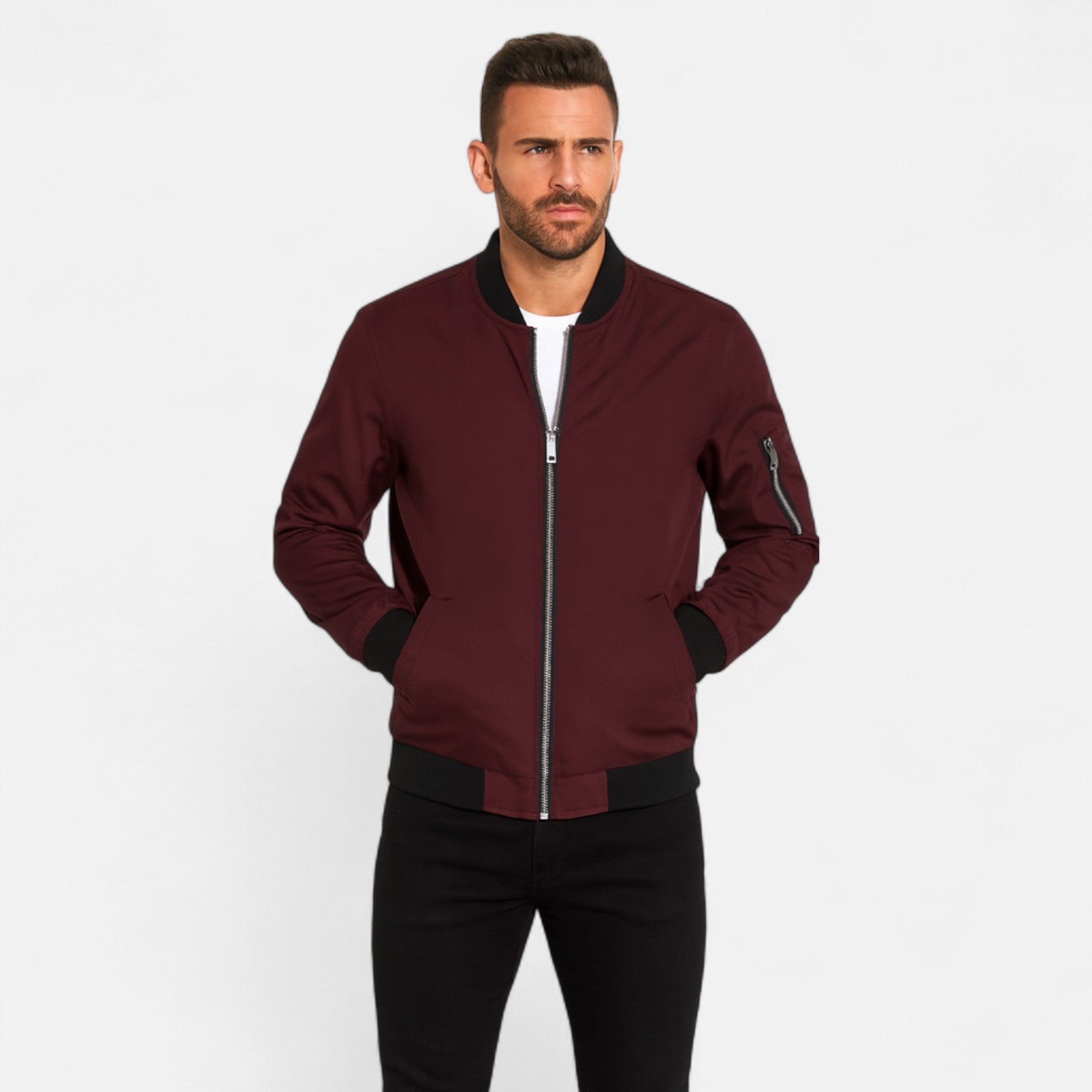Veroux Mode | Men’s Heritage Bomber Jacket