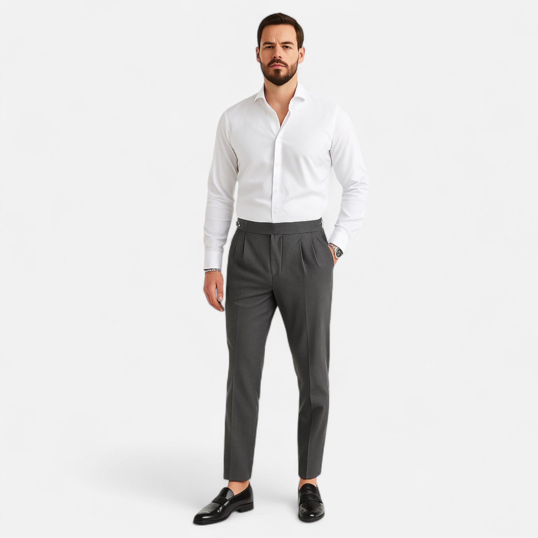 Veroux Mode | Men’s Tailored Business Trousers