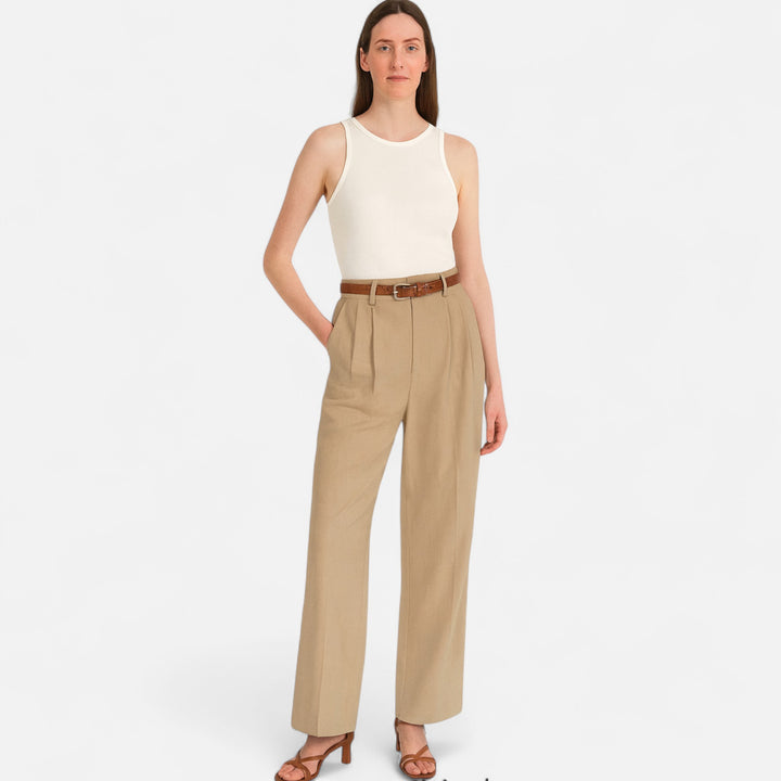Veroux Mode | Women’s Capri Trousers – Cropped Sophistication, Summer Ease